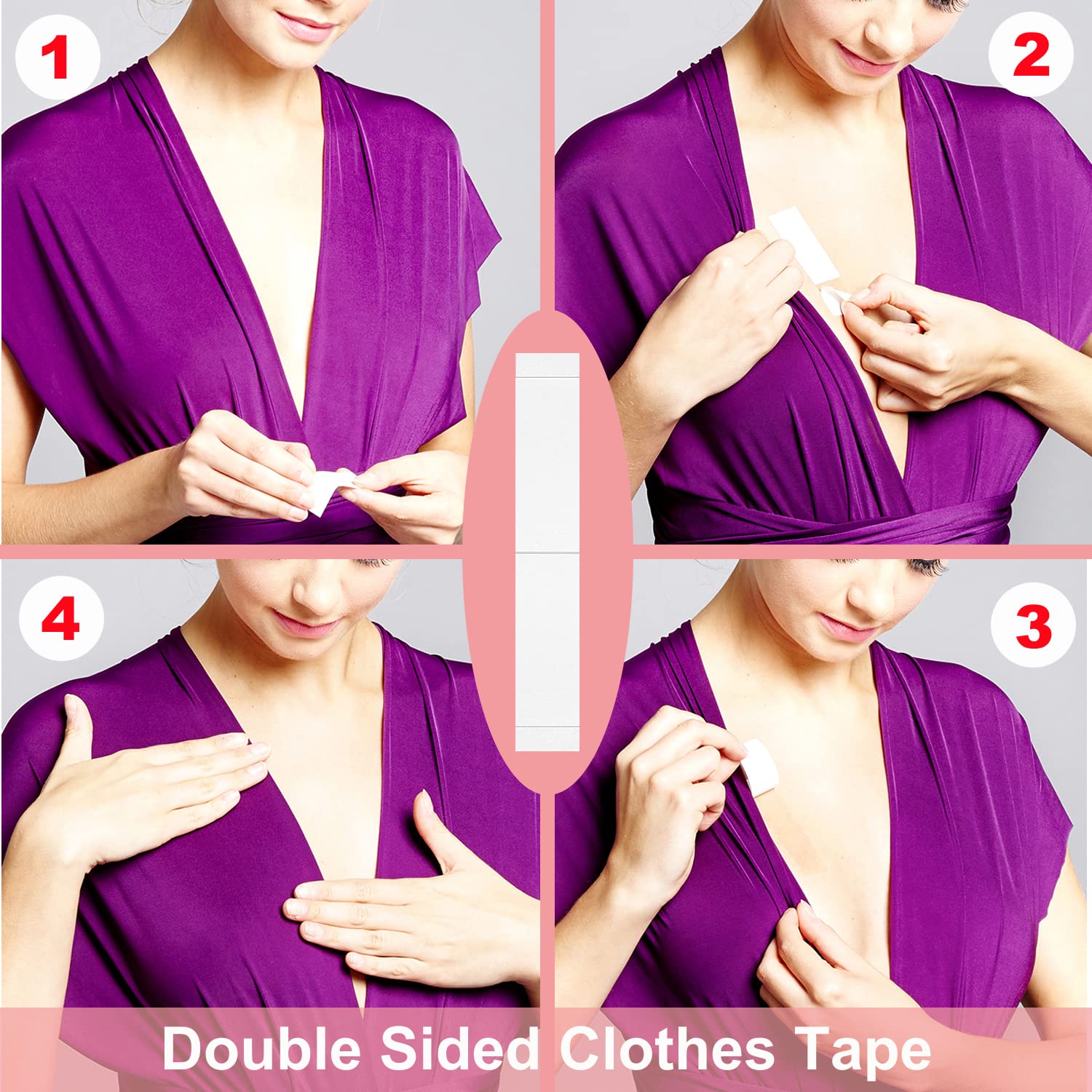 JEONEKID Boob Tape for Large Breasts - Invisible Breast Lift Tape, Skin-Friendly Waterproof & Sweatproof Body Tape for Women | Perfect for Backless Dresses, Strapless Outfits, and Special Occasions