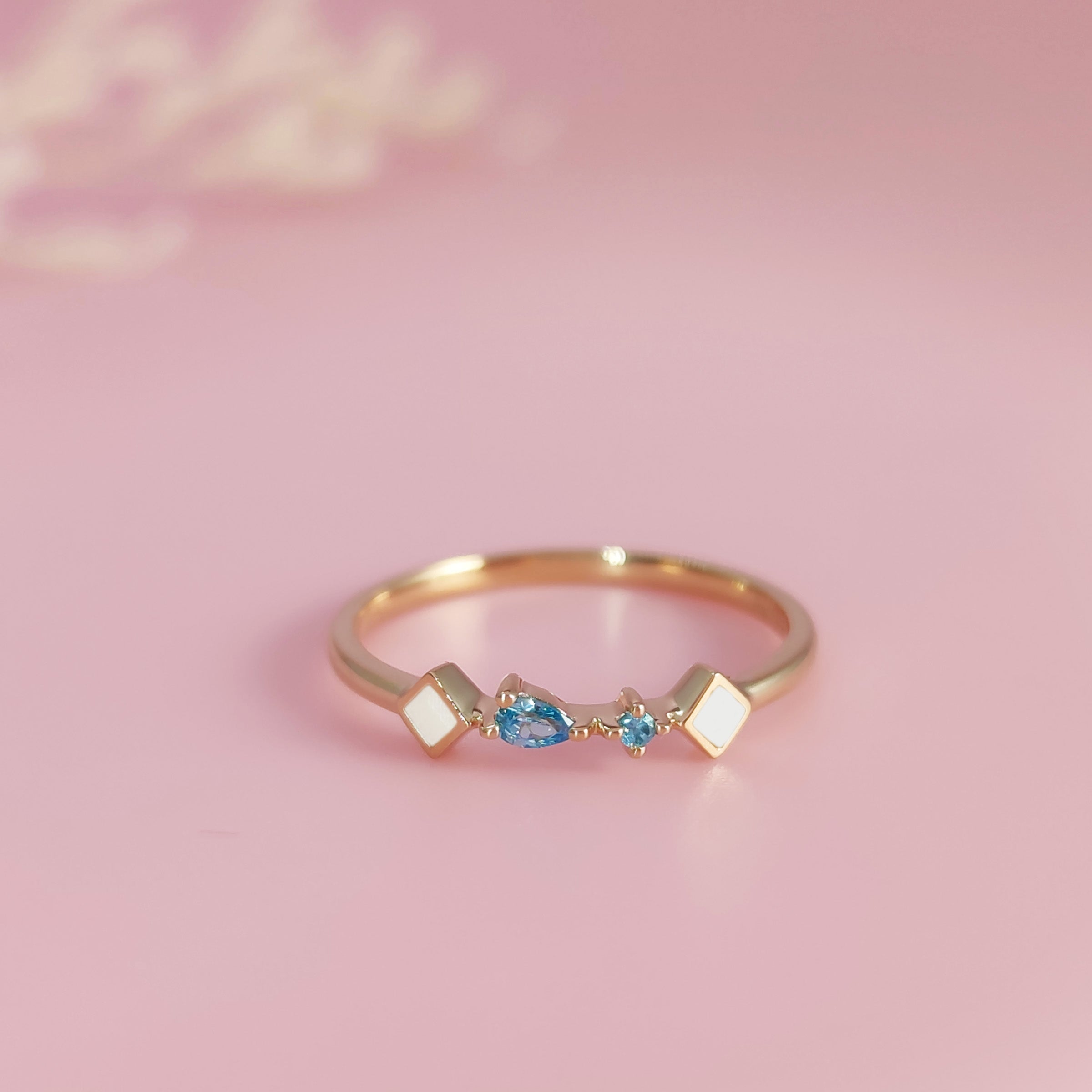 Starlit Whimsy Breast Milk Jewelry - Custom Birthstone Ring for Moms | Perfect Mother's Gift, Baby Keepsake & Memorial Jewelry | Ideal for Nursing Moms, Breastfeeding Awareness & Special Occasions