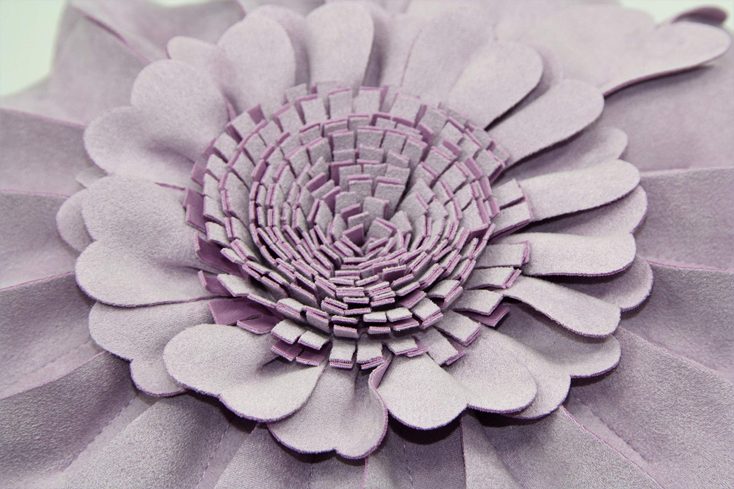 Contempo Lifestyles 3D Sunflower Throw Pillow - 13 Inch Lilac Handmade Decorative Flower Pillow for Bed, Couch & Home Decor | Perfect for Living Room, Nursery & Wedding Gifts