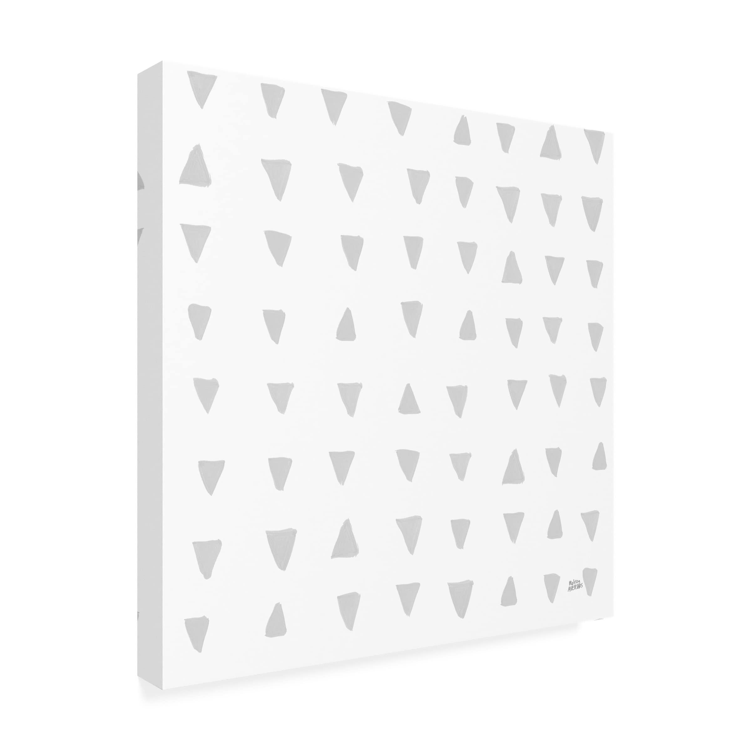 Scandy Baby Pattern XIVC Canvas Wall Art by Melissa Averinos - Modern Scandinavian Nursery Decor, Baby Room & Kids Bedroom Painting