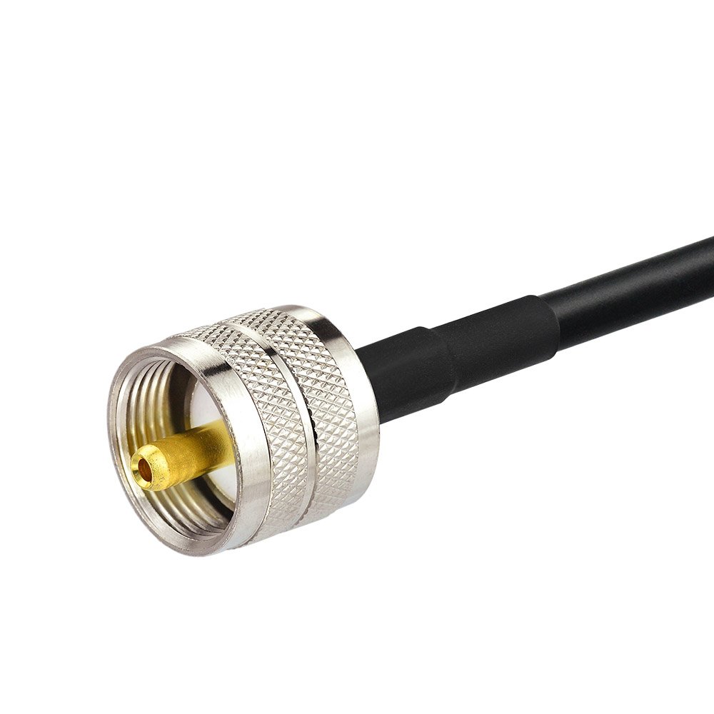 Bingfu NMO Mount CB Radio Antenna with UHF PL259 Connector - 5m (16.5ft) RG58 Cable for Car & Truck - Compatible with Ham Radio, Amateur & Mobile Radios - Perfect for Off-Roading, Emergency Communication & Long-Distance Driving