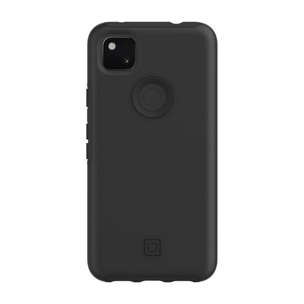 Incipio DualPro Case for Google Pixel 4a - Black | Slim Protective Phone Cover with Shock Absorption | Perfect for Everyday Use, Travel & Outdoor Activities