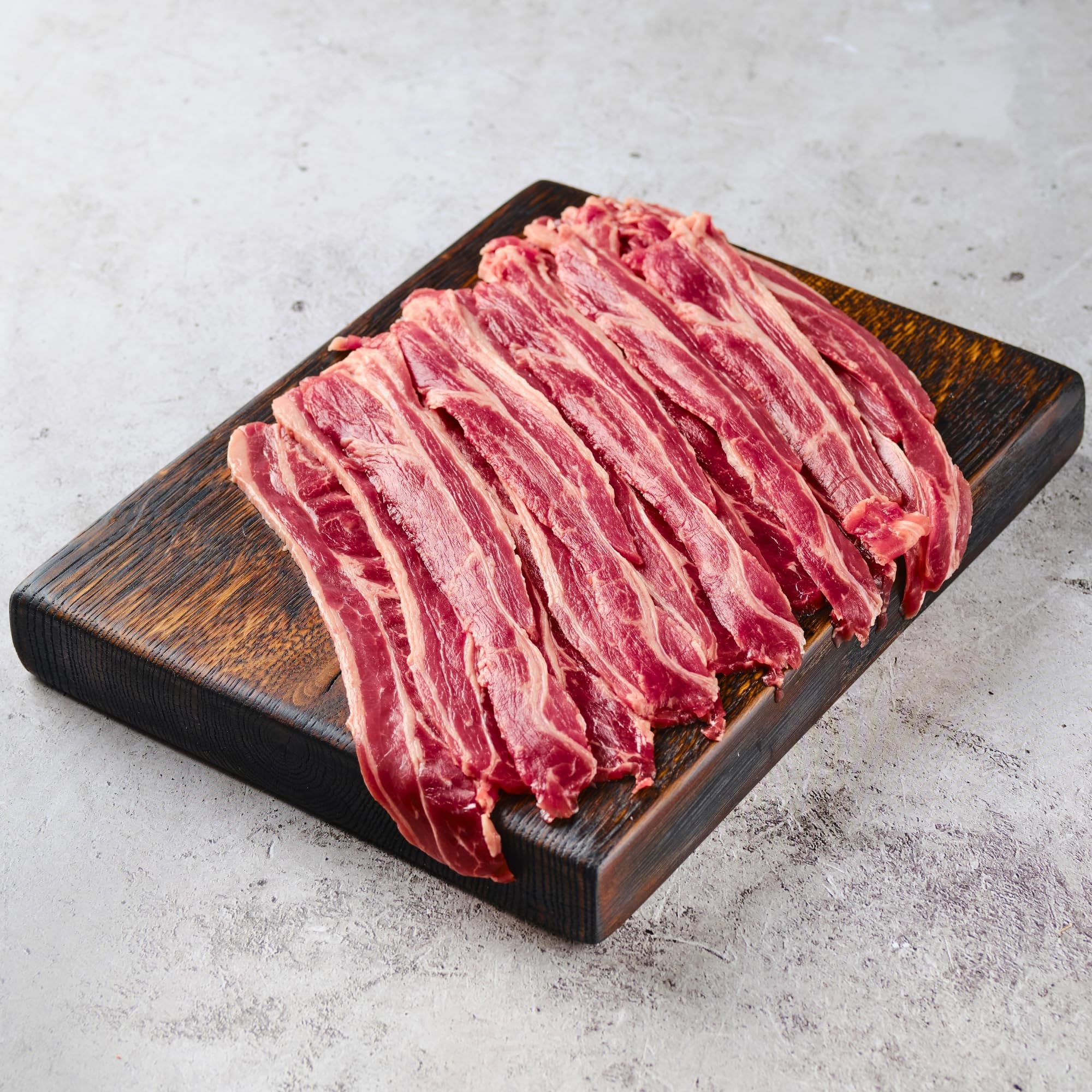 Premium Wild Boar Bacon - 1lb Sliced (Pack of 10) | All-Natural, High-Protein Gourmet Meat | Perfect for Keto, Paleo Diets & Gourmet Cooking | Breakfast, Charcuterie Boards & Camping Meals