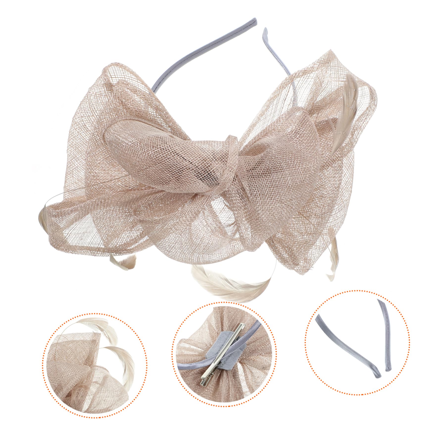 Elegant Minkissy Gauze Headbands for Women - Stylish Hair Clips & Fascinators for Tea Parties, Weddings & Photo Shoots | Ladies Hair Accessories & Mini Bride Headwear