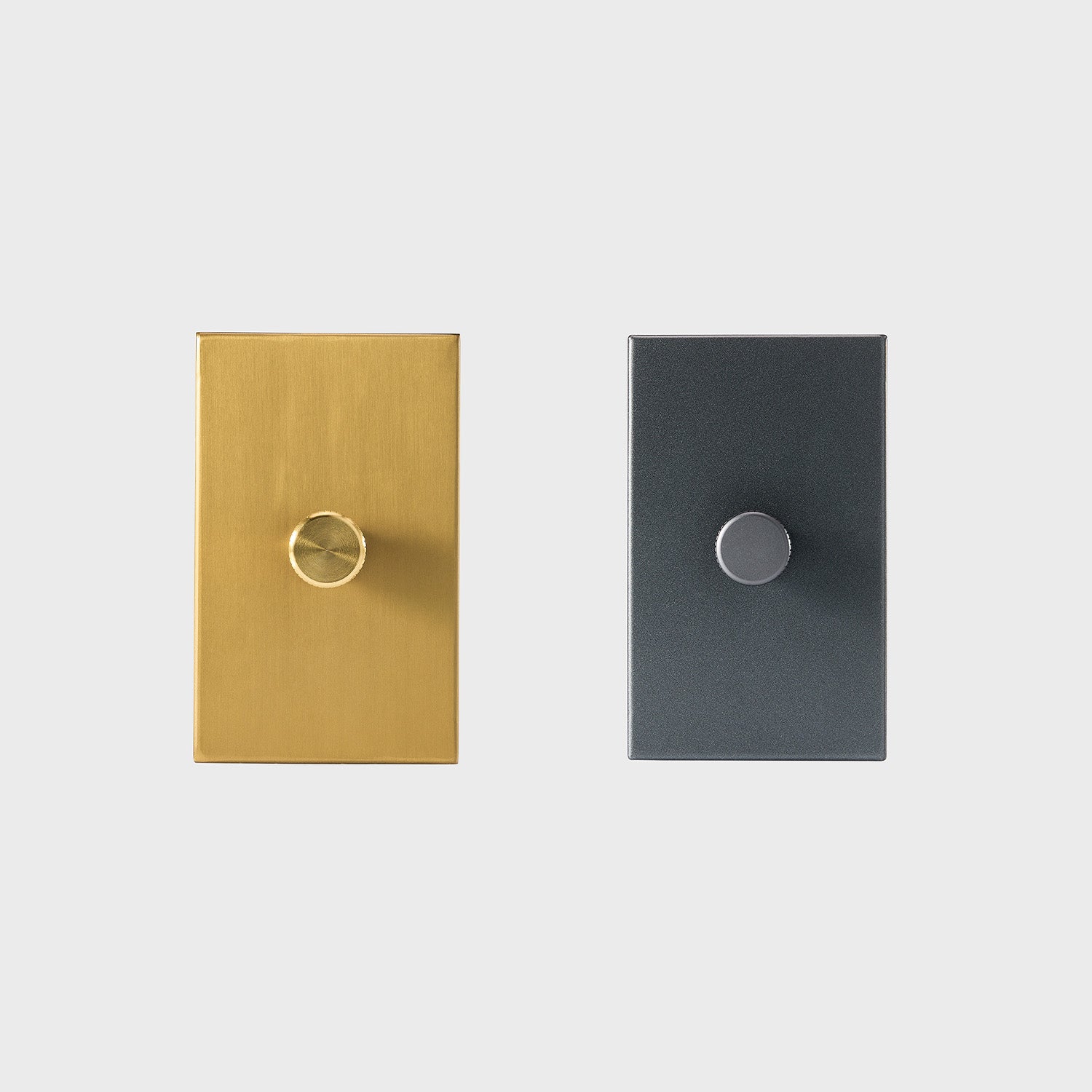 Brass Single Rotary Wall Dimmer Switch - Vintage Style Light Control for Bedroom, Living Room & Dining Room Lighting