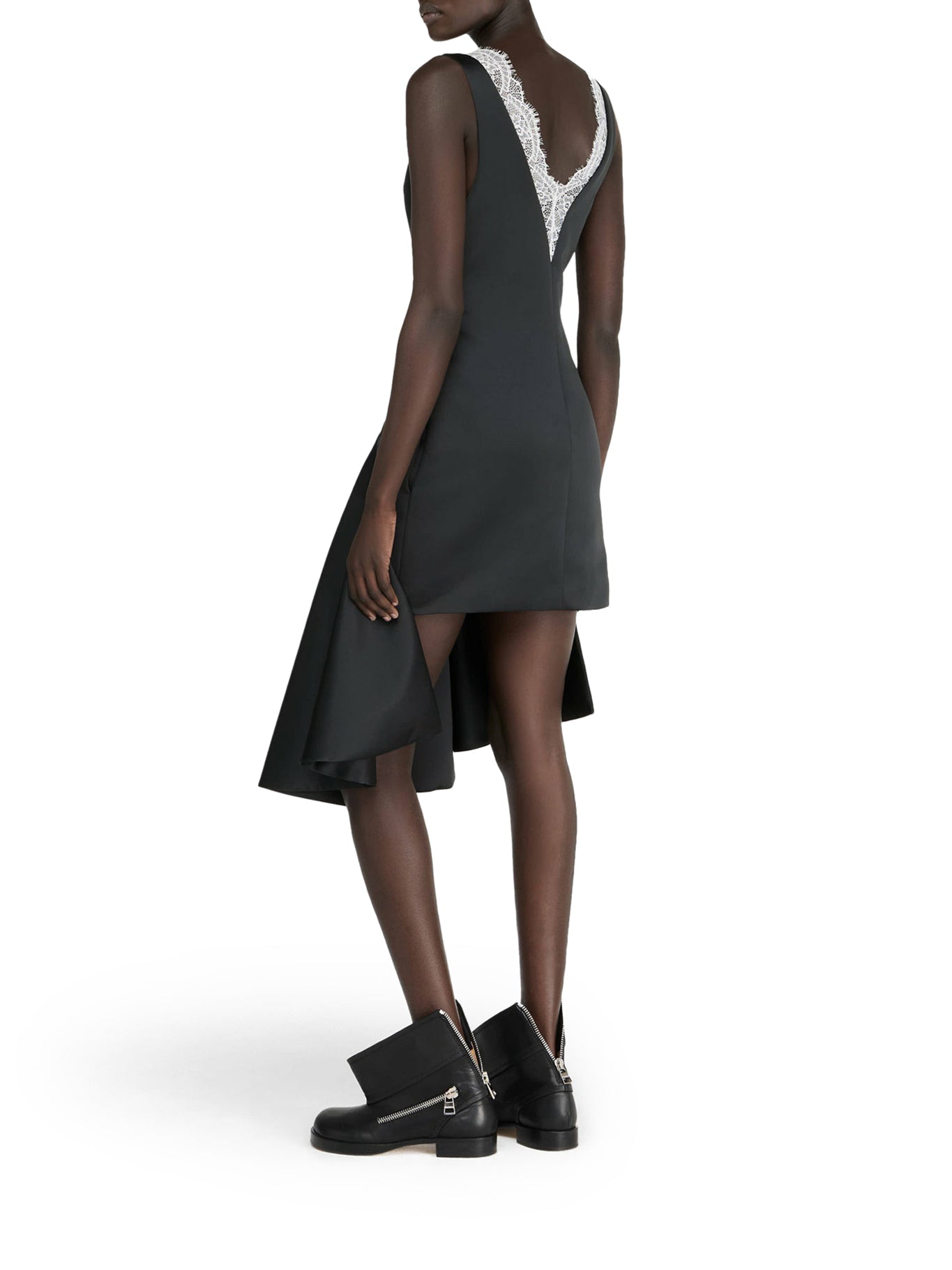 Elegant V-Neck Draped Dress for Women - Perfect for Parties, Weddings & Evening Events