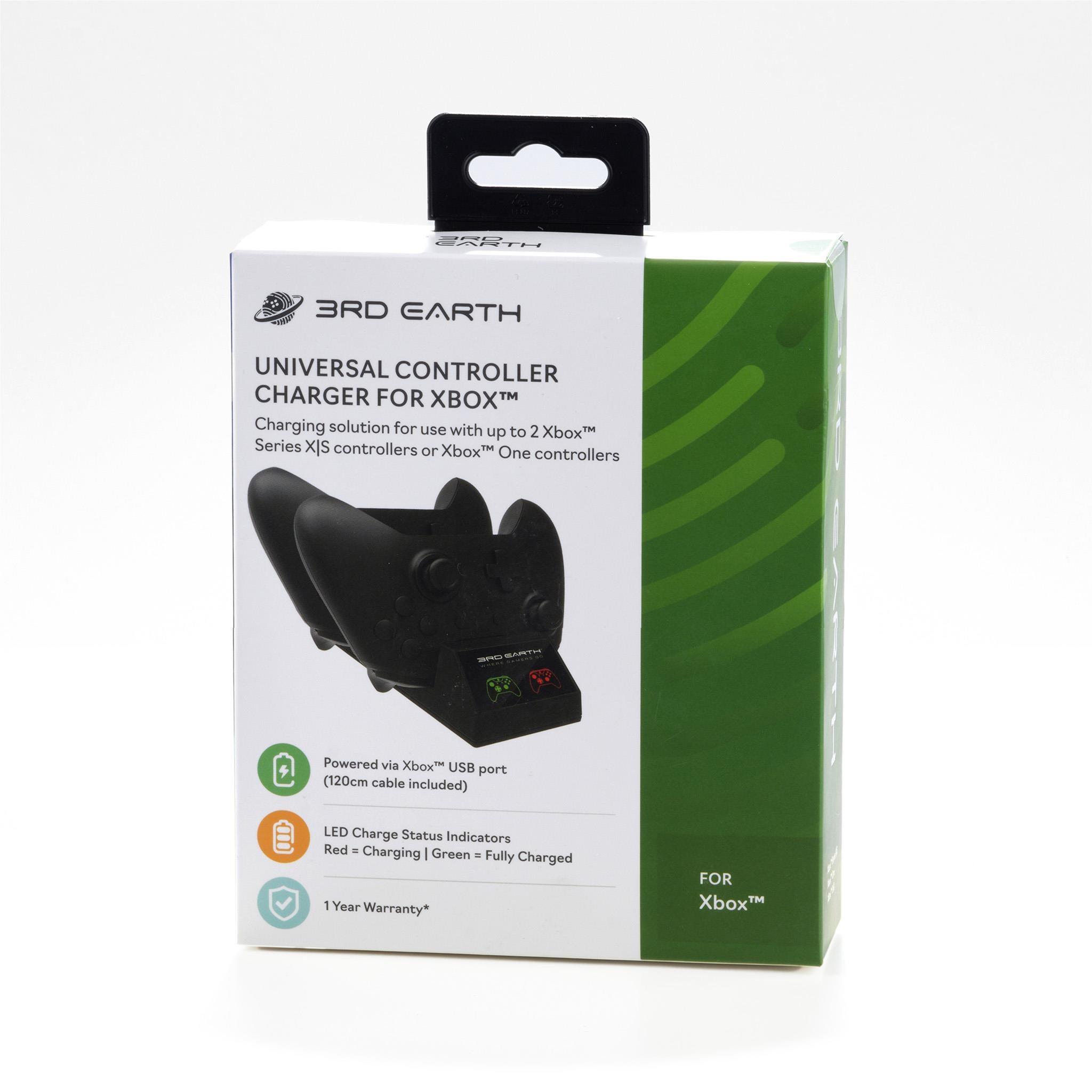 3rd Earth Universal Controller Charger for Xbox™ - Fast Charging Dock Station for Xbox One, Series X/S Controllers - Perfect for Gaming Sessions & Multiplayer Setups