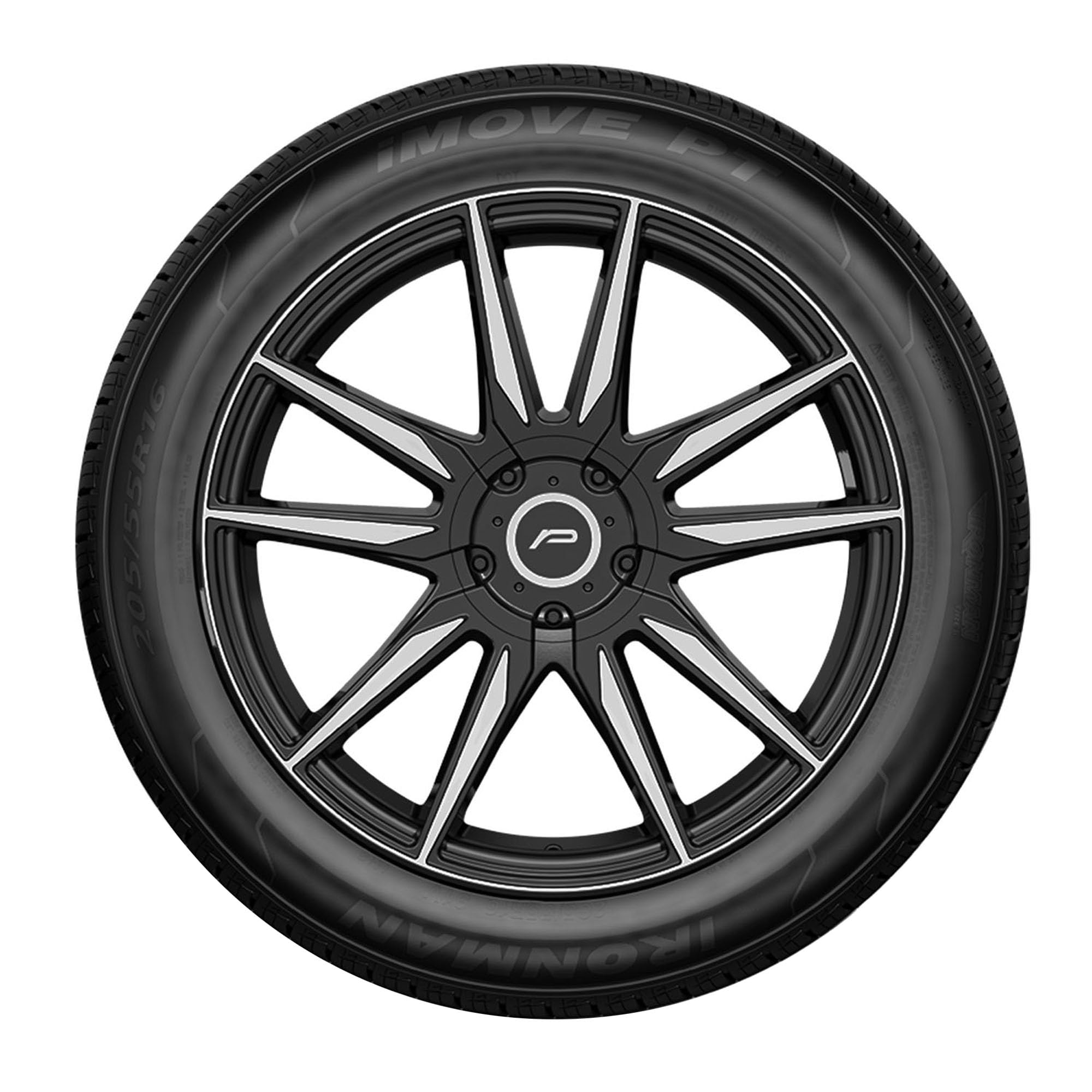 Ironman iMove PT All Season 205/55R16 91V Passenger Tire - High Performance Tires for Sedans & Coupes - Perfect for Year-Round Driving in All Weather Conditions