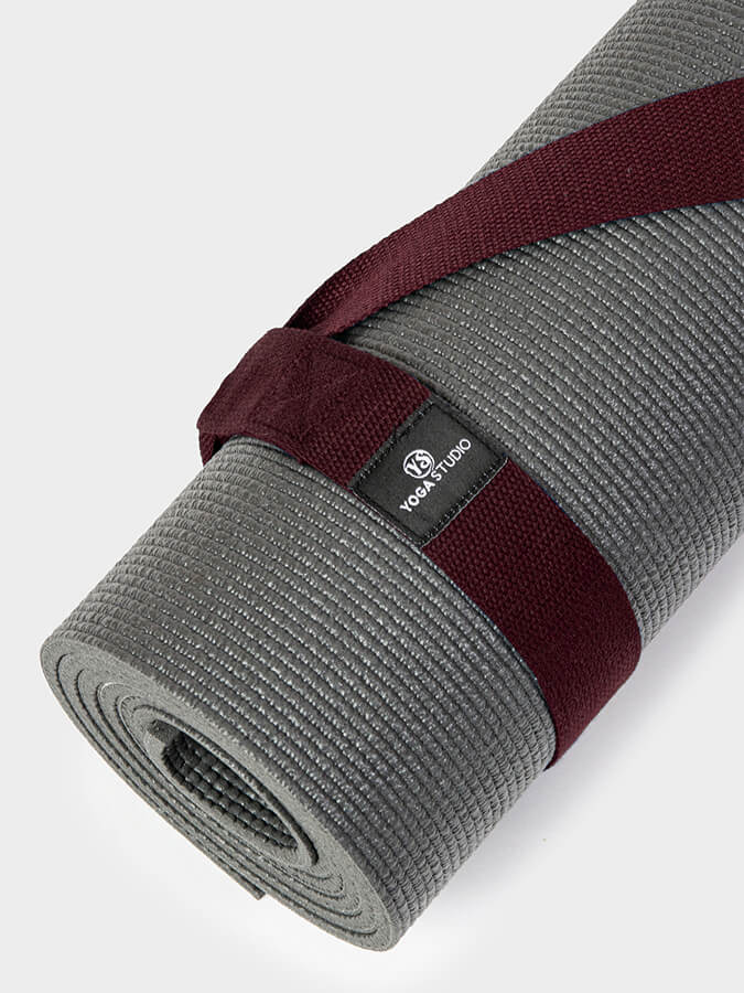 Organic Cotton Yoga Mat Strap Carrier for Yoga Studio - Premium Yoga Mat Holder with Adjustable Shoulder Strap - Perfect for Yoga Class, Gym, Travel & Outdoor Workouts