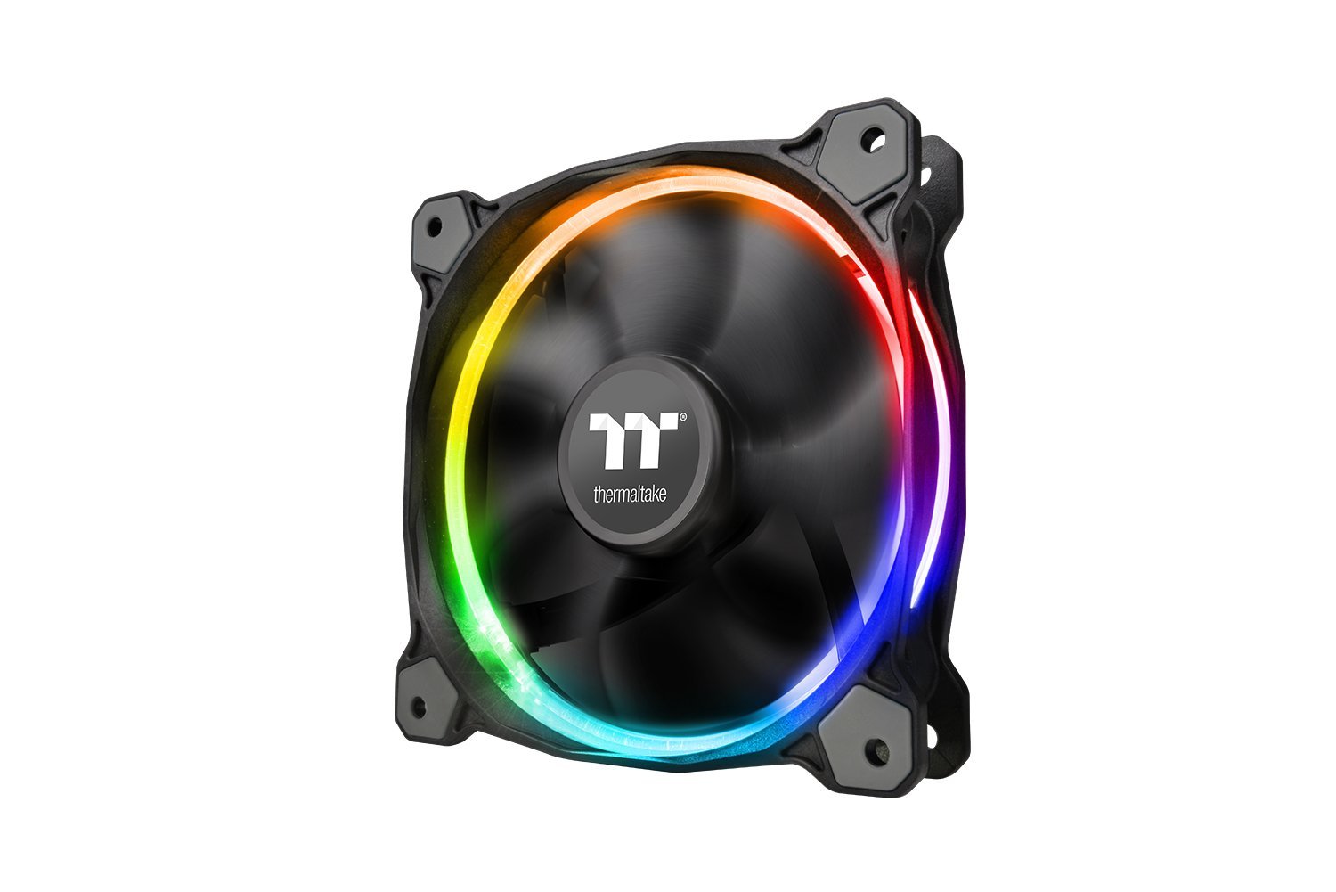 Thermaltake Riing 12 RGB Radiator Fan 3-Pack - LED PC Cooling Fans with Motherboard Sync for ASUS, Gigabyte, MSI, Asrock & Biostar - Perfect for Gaming PC Builds & Liquid Cooling Systems