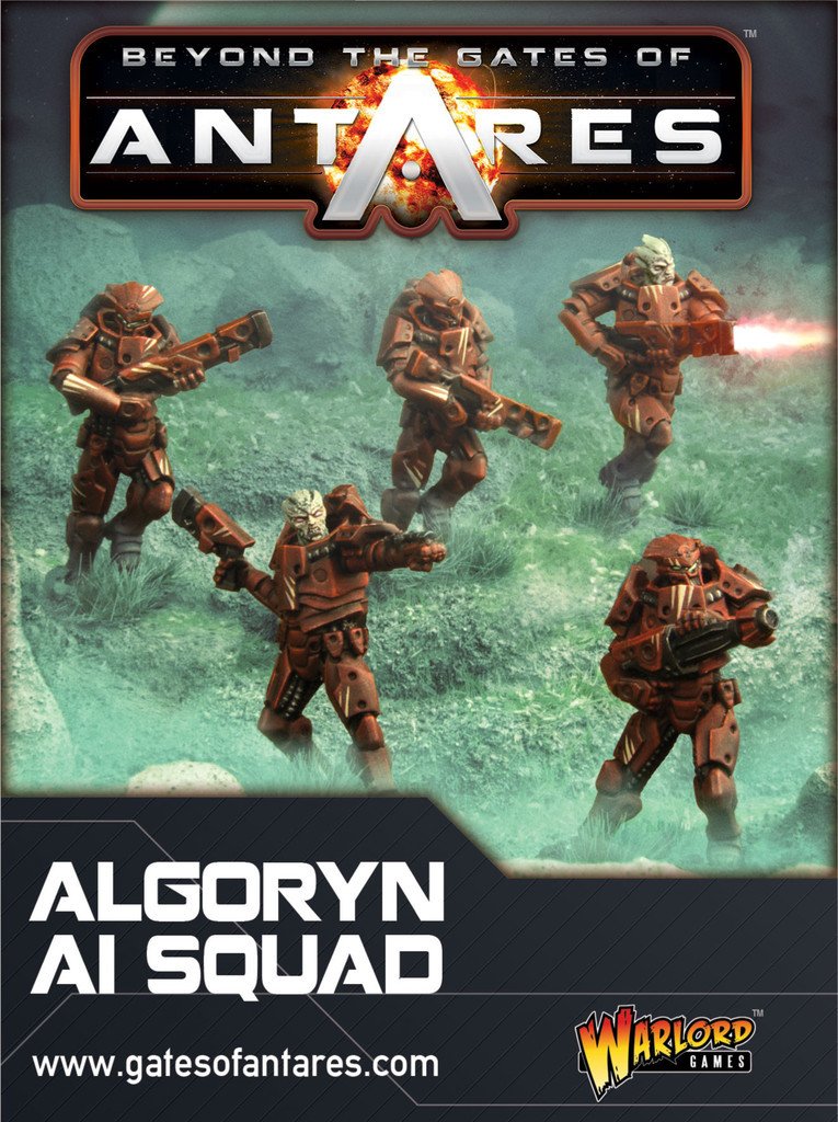 Antares - Algoryn Ai Squad - WGA.alg.02 - Warlord Games Miniature Set for Sci-Fi Tabletop Battles and Strategy Gaming