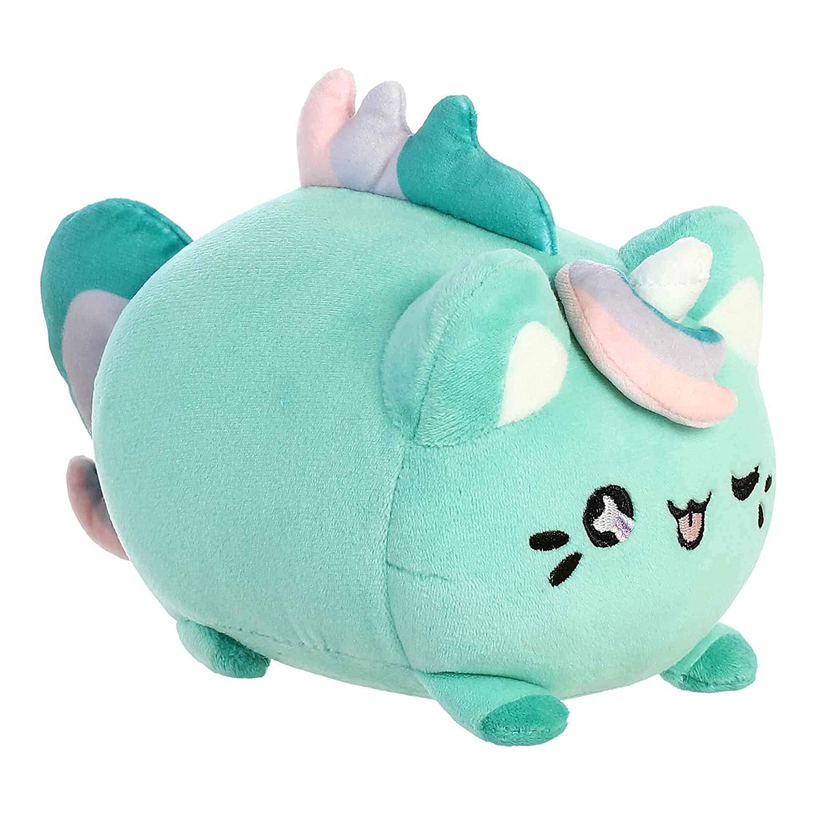 Aurora Moon Blossom Meowchi 7 Inch Plush Stuffed Animal Toy - Cute Kawaii Cat Plushie for Kids, Girls, Anime Fans | Perfect for Bedroom Decor, Gift Giving, and Cuddling