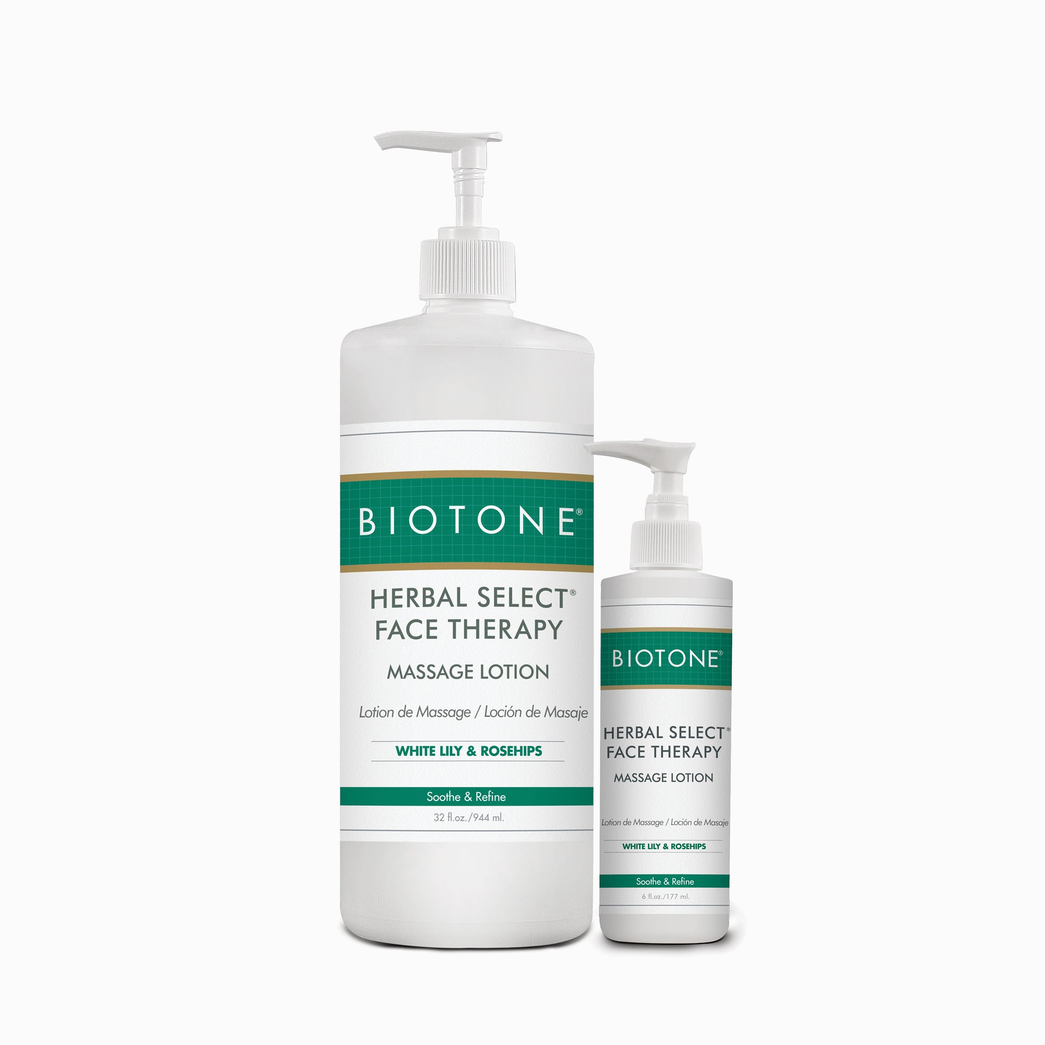 BIOTONE® Herbal Select Face Therapy Lotion - Hydrating & Soothing Facial Moisturizer for Dry Skin | Perfect for Daily Skincare Routine & Spa Treatments