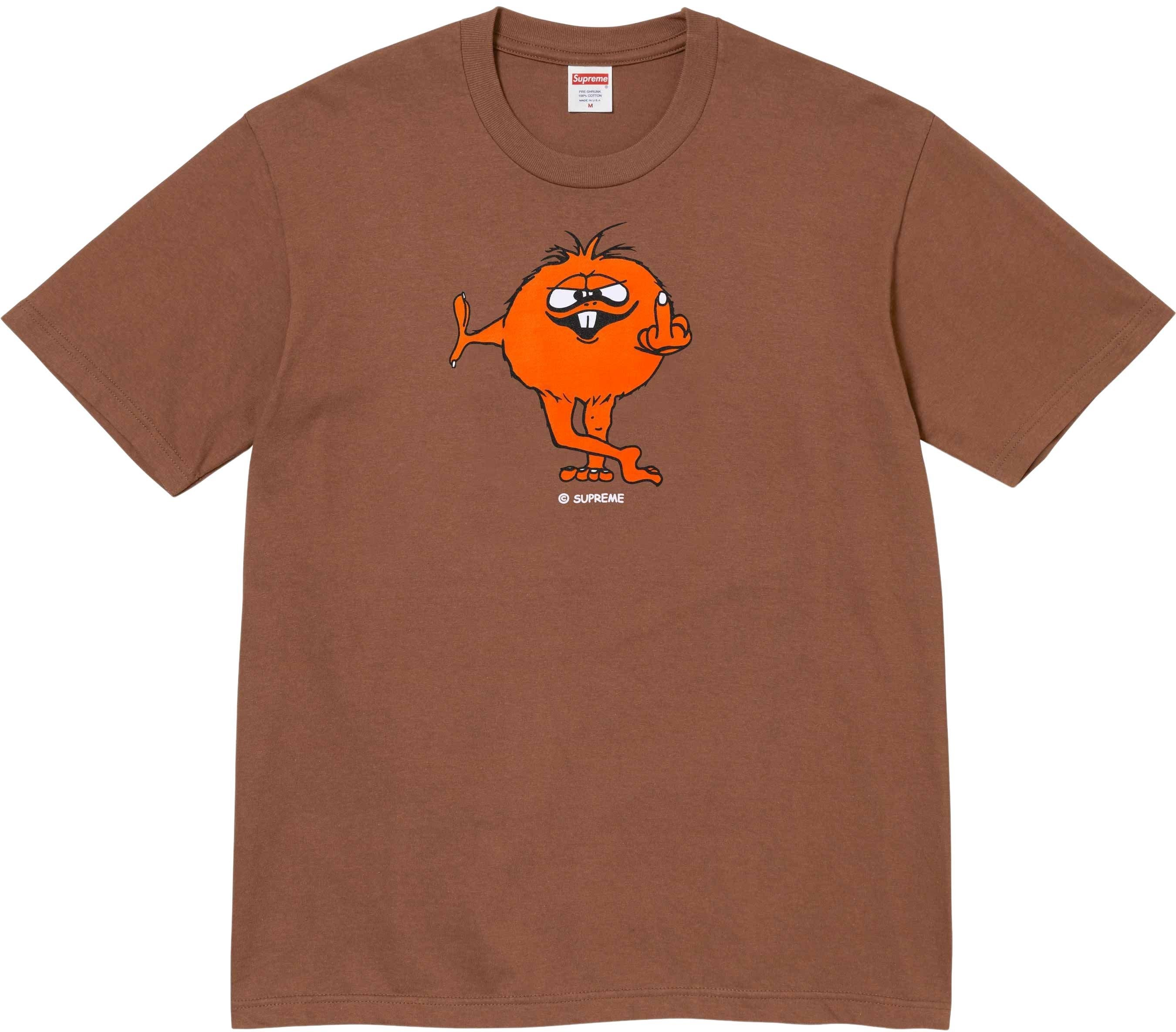 Supreme Camacho T-Shirt for Men - Soft Cotton Brown Tee - Streetwear Fashion for Casual Wear & Urban Style