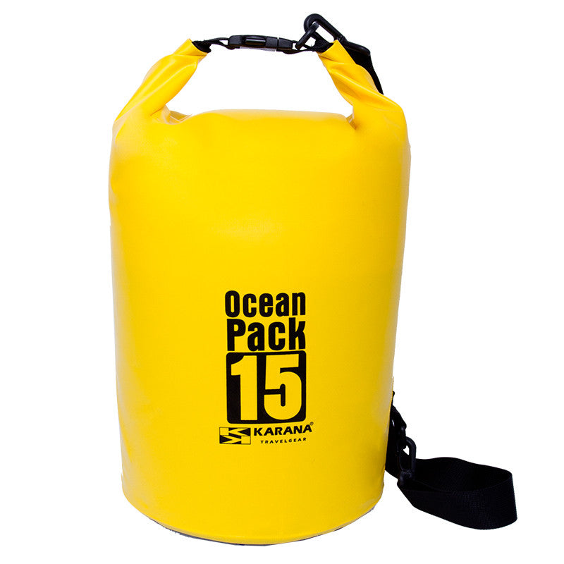 **Karana Ocean Pack 15L Waterproof Dry Tube Bag - Ideal for Kayaking, Boating, Swimming & Outdoor Adventures**