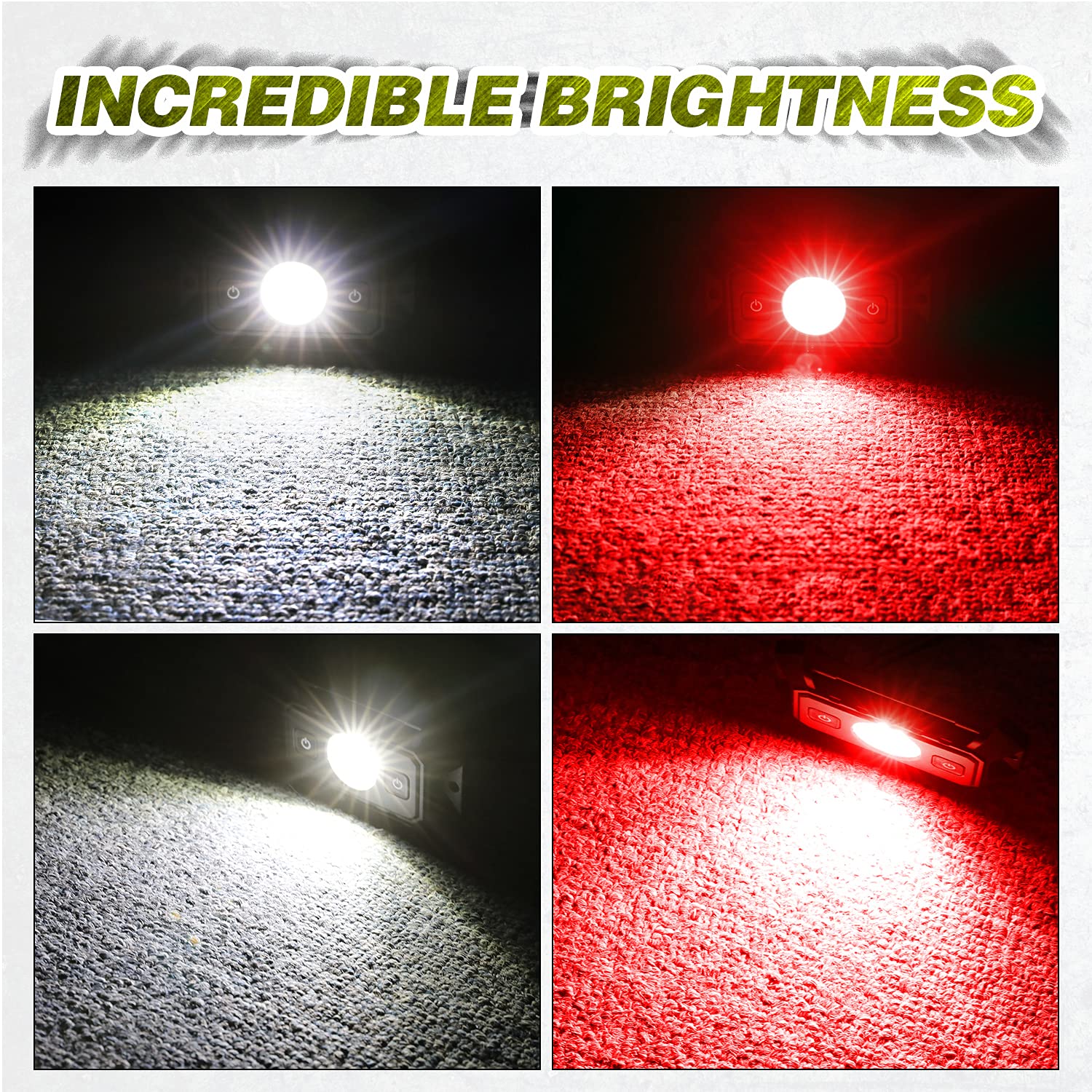 Waterproof LED UTV Dome Light - Red & White Interior Light with Switch for Polaris RZR, Ranger, Can-Am X3, ATV & RV - IP68 Aluminum Roll Cage Bar Light for Off-Roading, Camping & Night Work