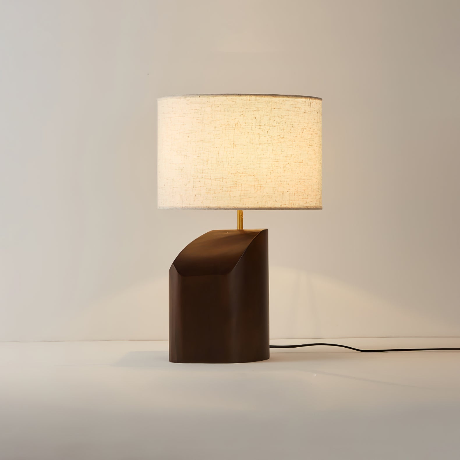 Arden Curve Table Lamp - Modern LED Desk Light for Home Office, Bedroom & Living Room | Adjustable Brightness & Eye-Caring Design