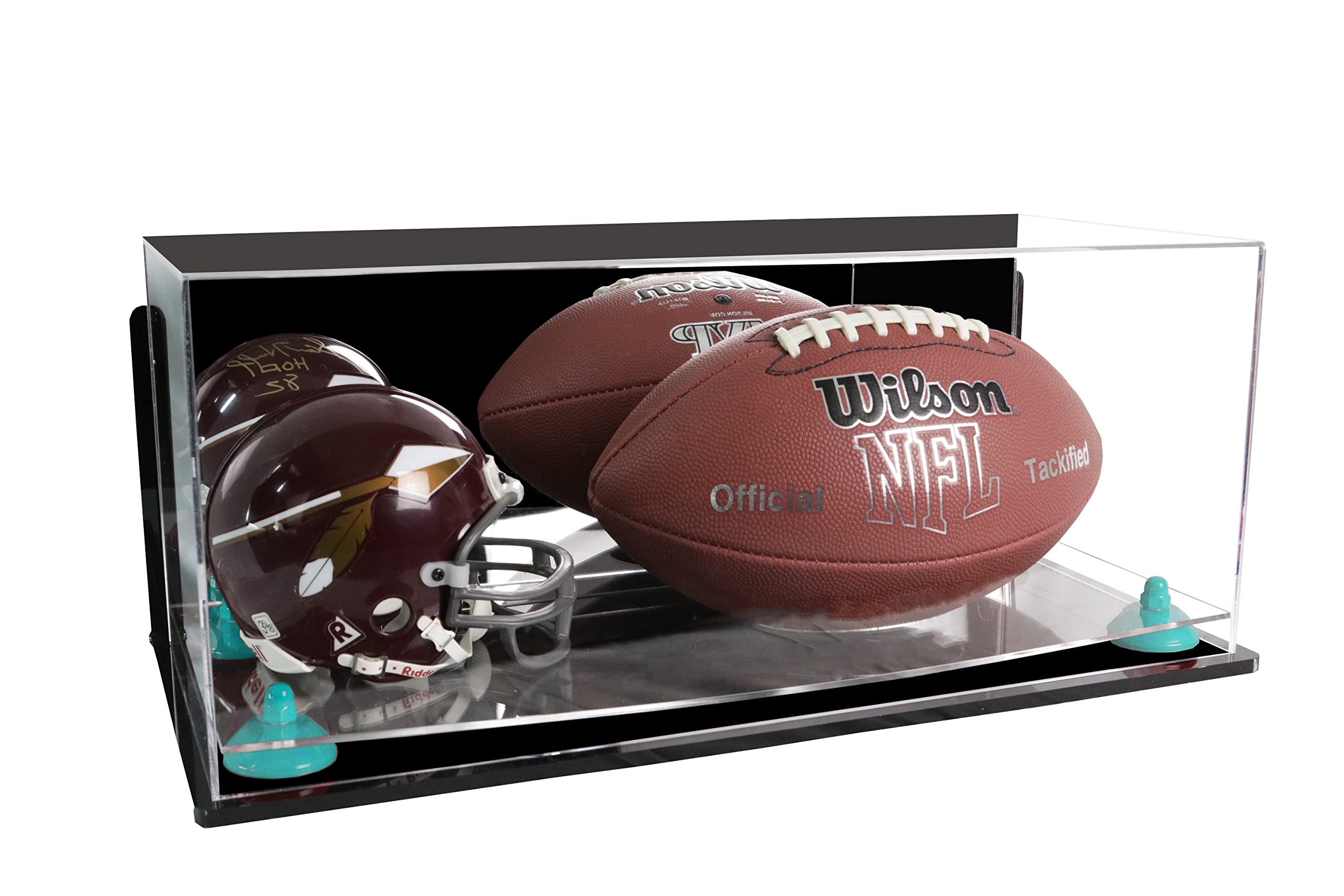 Premium Acrylic Football Helmet Display Case - 19.25