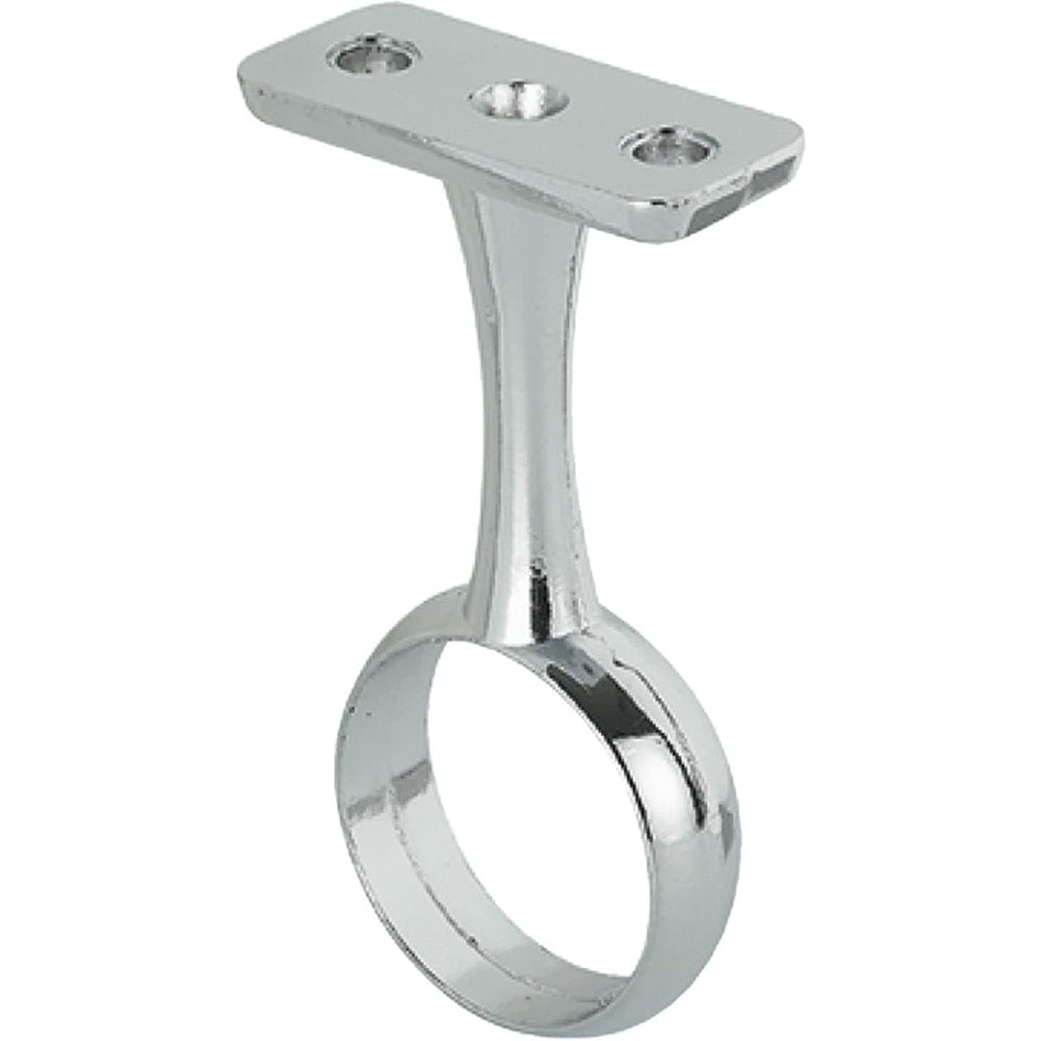 Hafele 1 Inch Round Closet Rod Bracket - Heavy Duty Center Support for Wardrobe, Shelf & Closet Organization - Perfect for Bedroom, Walk-in Closet and Storage Room Setup