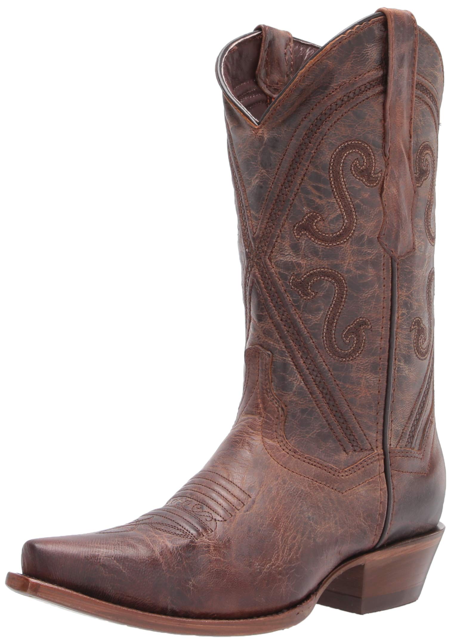 **Soto Boots Women's Cheyenne Leather Snipped Toe Cowgirl Boots – Genuine Leather Handcrafted Cowboy Boots for Women (M50041) – Perfect for Western Rides, Country Dancing & Casual Fashion**