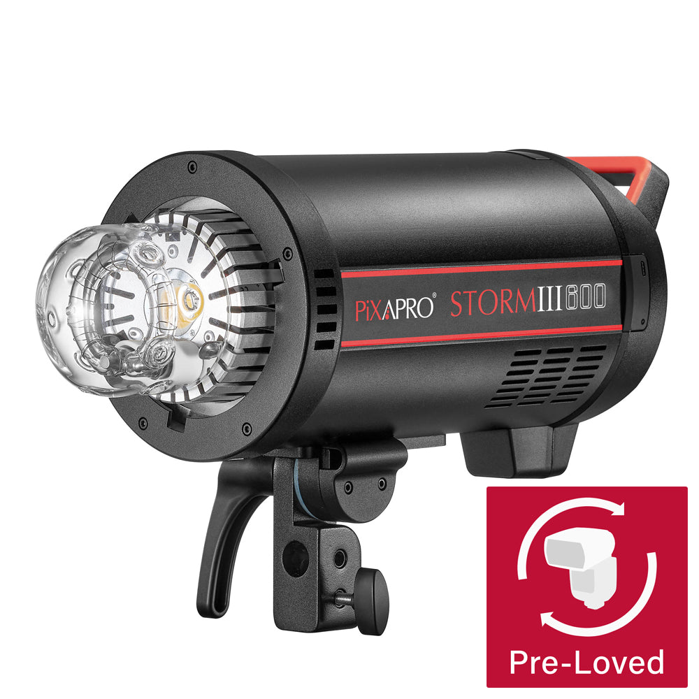 STORM III 600 Professional Monolight Studio Flash (QT600 III) - Powerful 600Ws Strobe Light for Portrait, Fashion & Product Photography