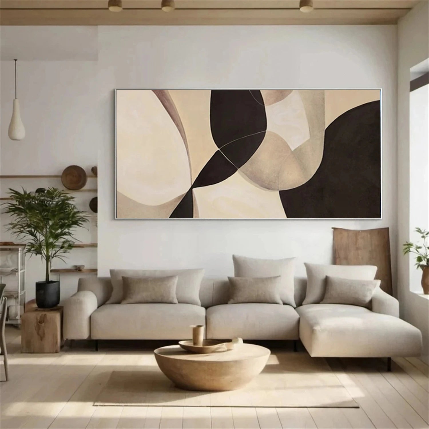 Abstract Tranquility #WS243 - Modern Wall Art Canvas Painting for Home & Office Decor - Perfect for Living Room, Bedroom, and Workspace