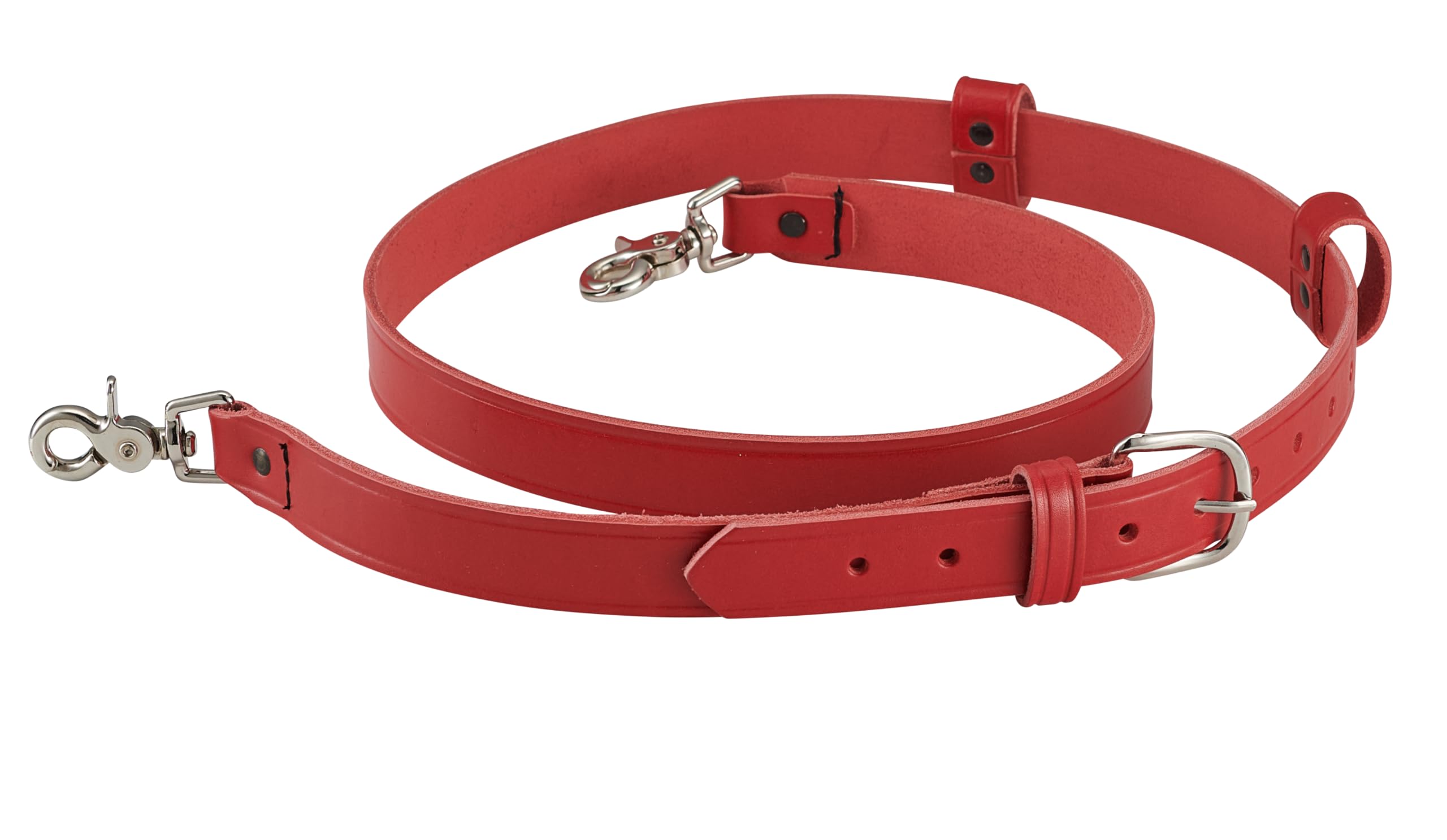 Firefighter Red Leather Wallet with Chrome Hardware - Perfect Fit Shield Design & Radio Strap for First Responders | Ideal for Duty Use, Everyday Carry & Fire Station Gifts