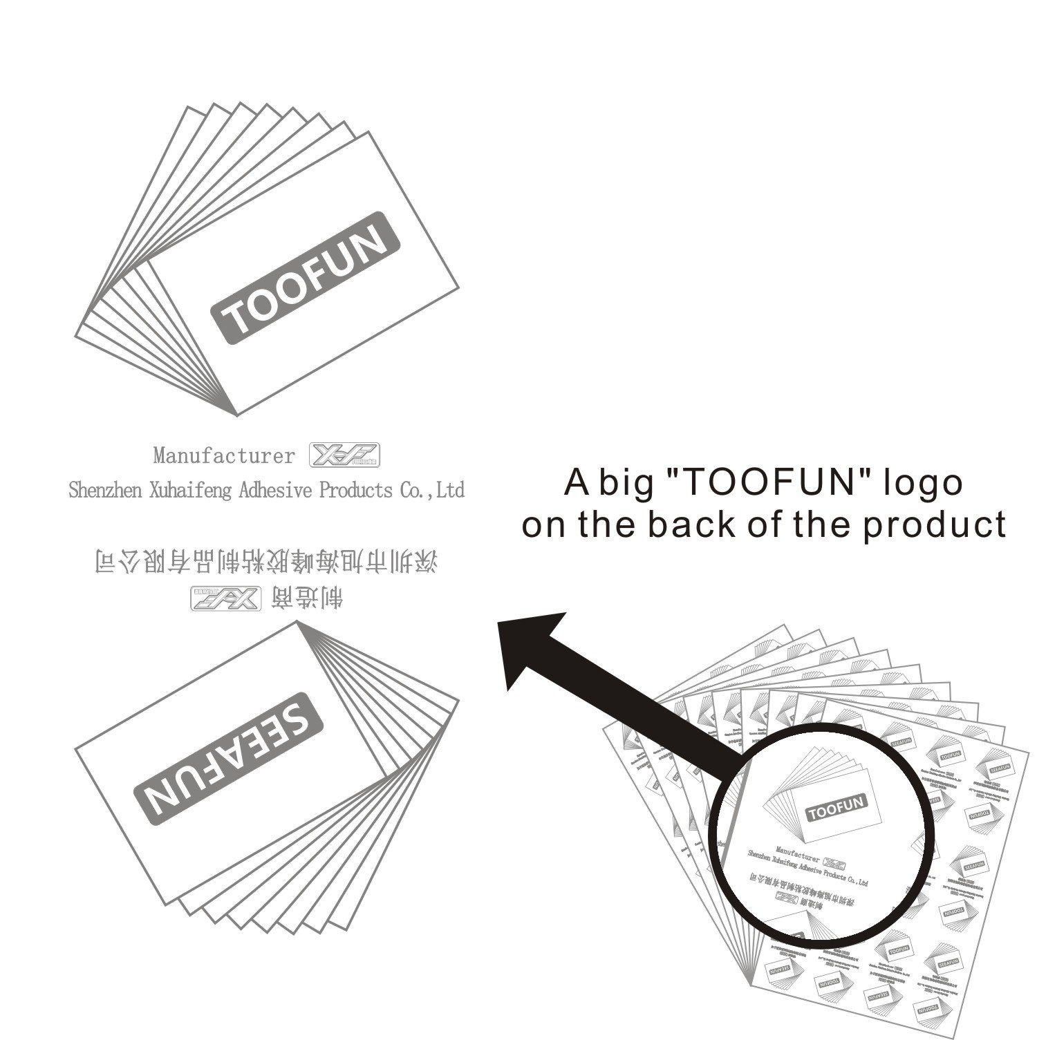 TOOFUN Amazon FBA Labels - 100 Sheets (2700 Labels) 63.5x29.6mm 27-up Self-Adhesive Shipping Stickers for Laser/Inkjet Printers - White A4 Paper - Compliant with Amazon FBA Requirements - Perfect for Warehouse Inventory, Shipping Packages & Product Labeling