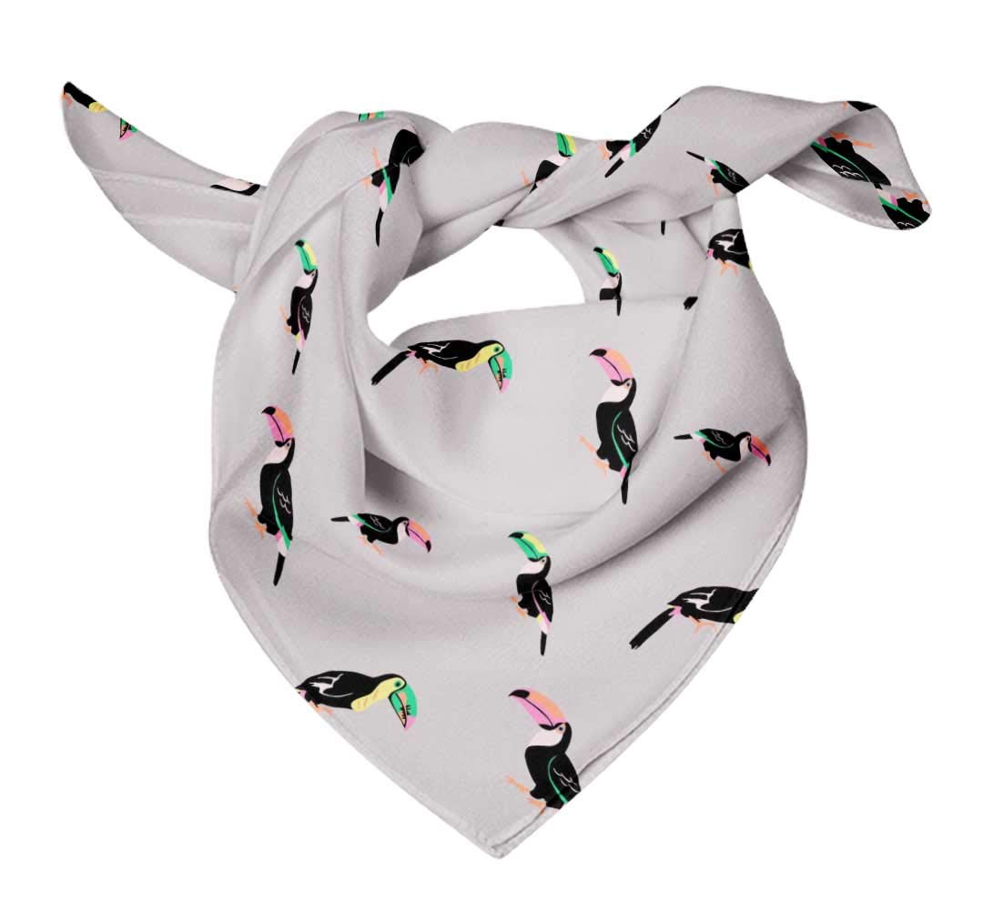 Bimba Pure Silk Printed Head Bandanas & Neck Scarves for Women - Soft Summer Fashion Accessories for Headband, Hair Wrap, Beach, Yoga & Outdoor Activities
