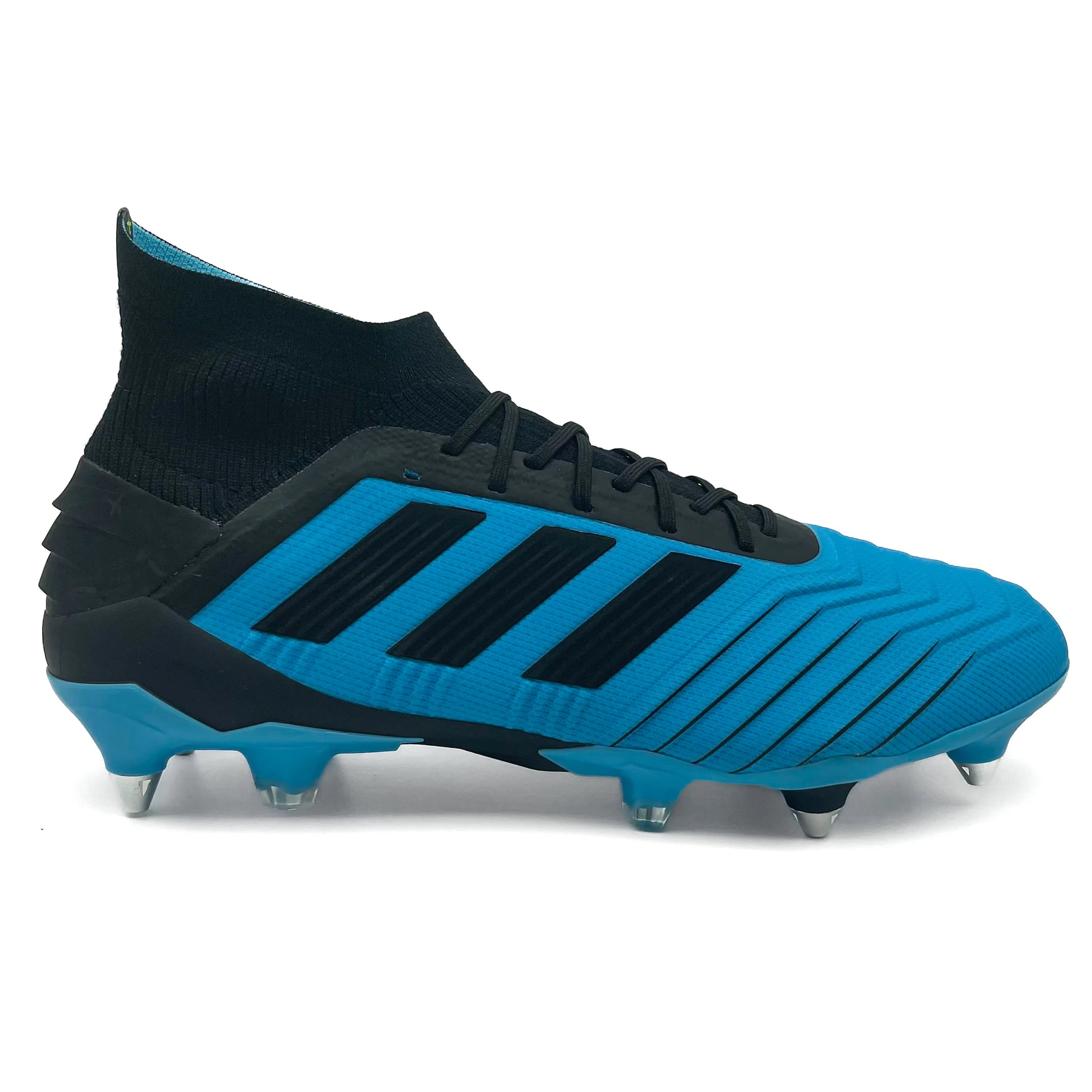 Adidas Predator 19.1 SG Firm Ground Soccer Cleats - Bright Cyan Football Boots for Men | Lightweight & Durable for Outdoor Matches & Training