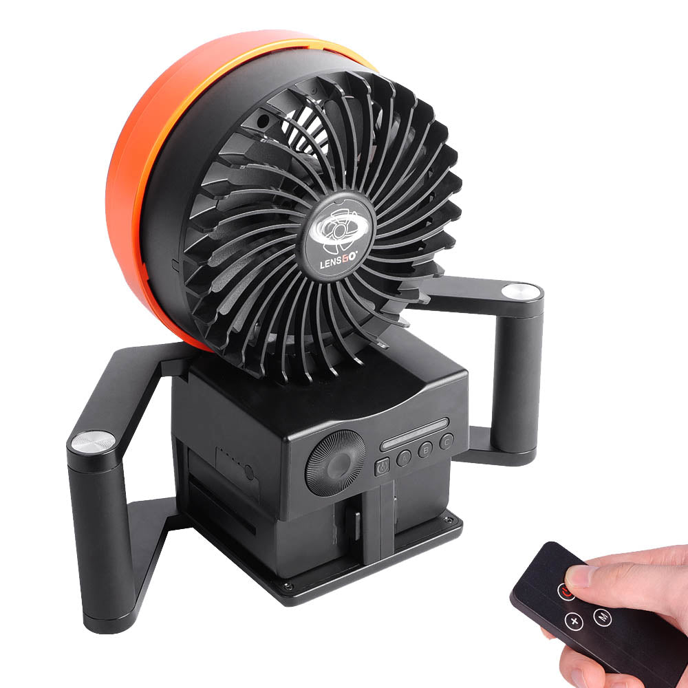 Typhoon 1 Compact Portable Handheld Photography Studio Fan - Professional Wind Machine for Photo Shoots, Video Production & Makeup Styling
