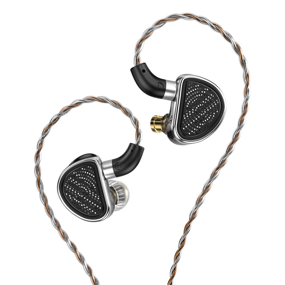 TRN TA4 2DD + 2BA Hybrid In-Ear Monitors - High Resolution Audiophile Earphones for Music, Gaming & Studio Monitoring