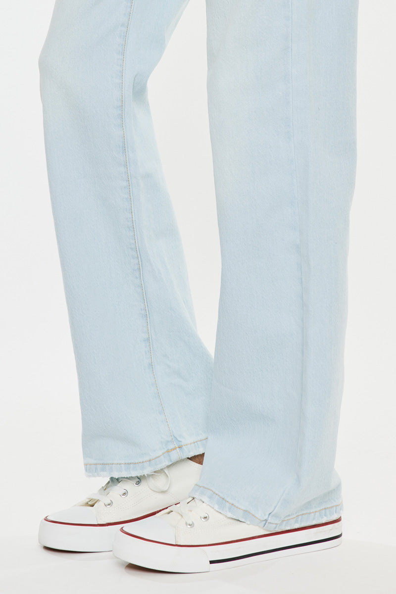 Muffy Mid Rise Boyfriend Jeans for Women - Comfortable Stretch Denim Pants with Relaxed Fit | Perfect for Casual Outings, Weekend Wear & Street Style Fashion
