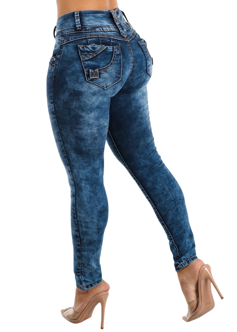 Moda Xpress High Waisted Butt Lifting Jeans for Women - Colombian Skinny Jeans with Booty Enhancement | Perfect for Date Night, Clubbing & Casual Wear