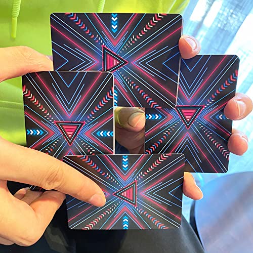 Black Knight Cardistry Playing Cards - Premium Poker Deck for Magic Tricks, Card Games & Parties | Durable Design for Kids & Adults | Perfect for Poker Nights, Magic Shows & Family Gatherings