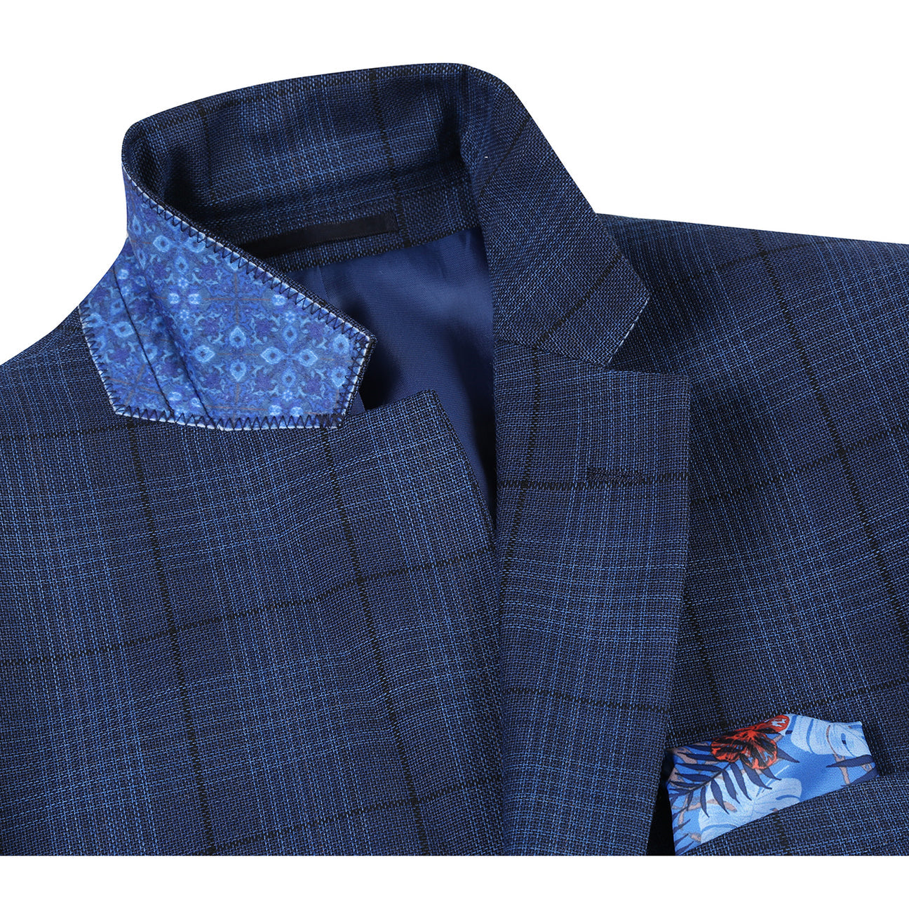 Alessandro Vitello by Renoir Slim Fit Wool Blazer Navy 565 4 | Premium Men's Business Suit Jacket for Office, Wedding & Formal Events