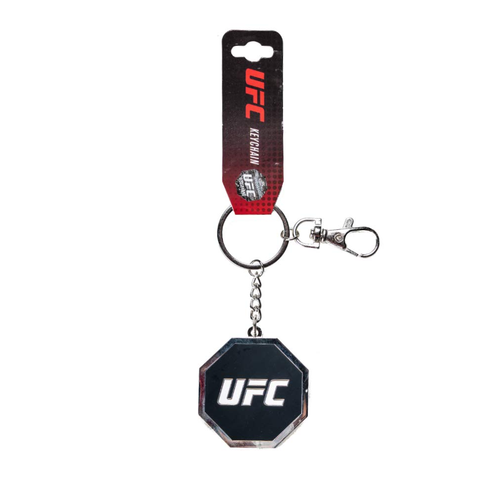 UFC Octagon Glove Keychain - Zamac Metal Collectible - Perfect for MMA Fans, Fight Night Events & Keychain Collections
