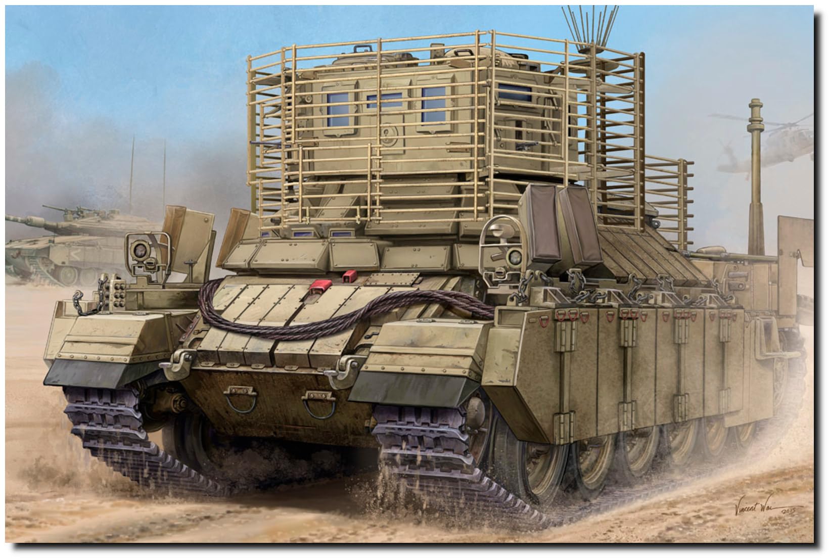 Hobby Boss IDF APC Nagmachon Doghouse II 1/35 Scale Military Model Kit - Perfect for Collectors, Wargaming & Historical Dioramas
