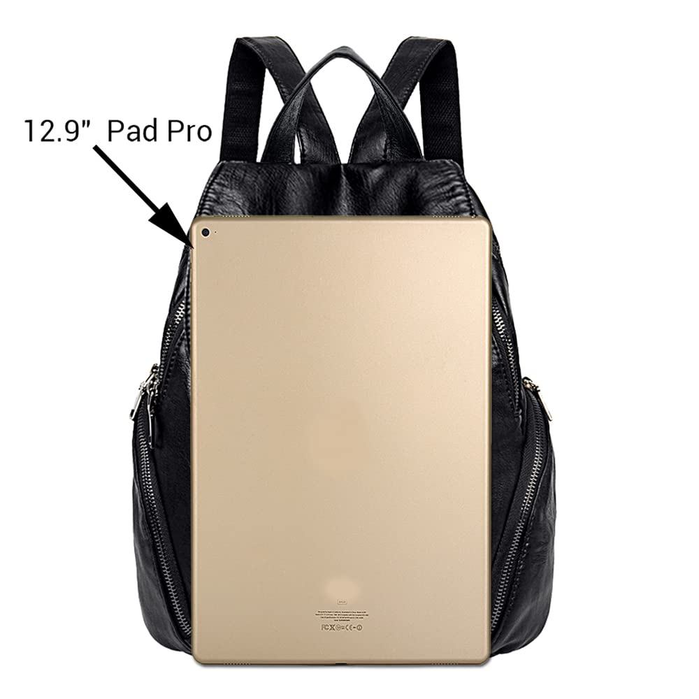 UTO Women's Faux Leather Large Capacity Backpack - Stylish & Durable for Work, Travel & Everyday Use