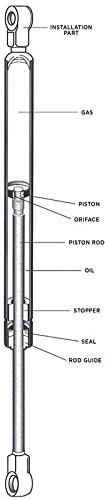 Tokico Y2247 Universal Gas Spring for Automotive & Furniture
