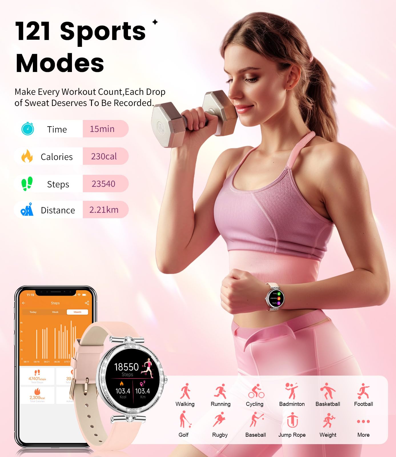 Smart Watch for Women - 1.19