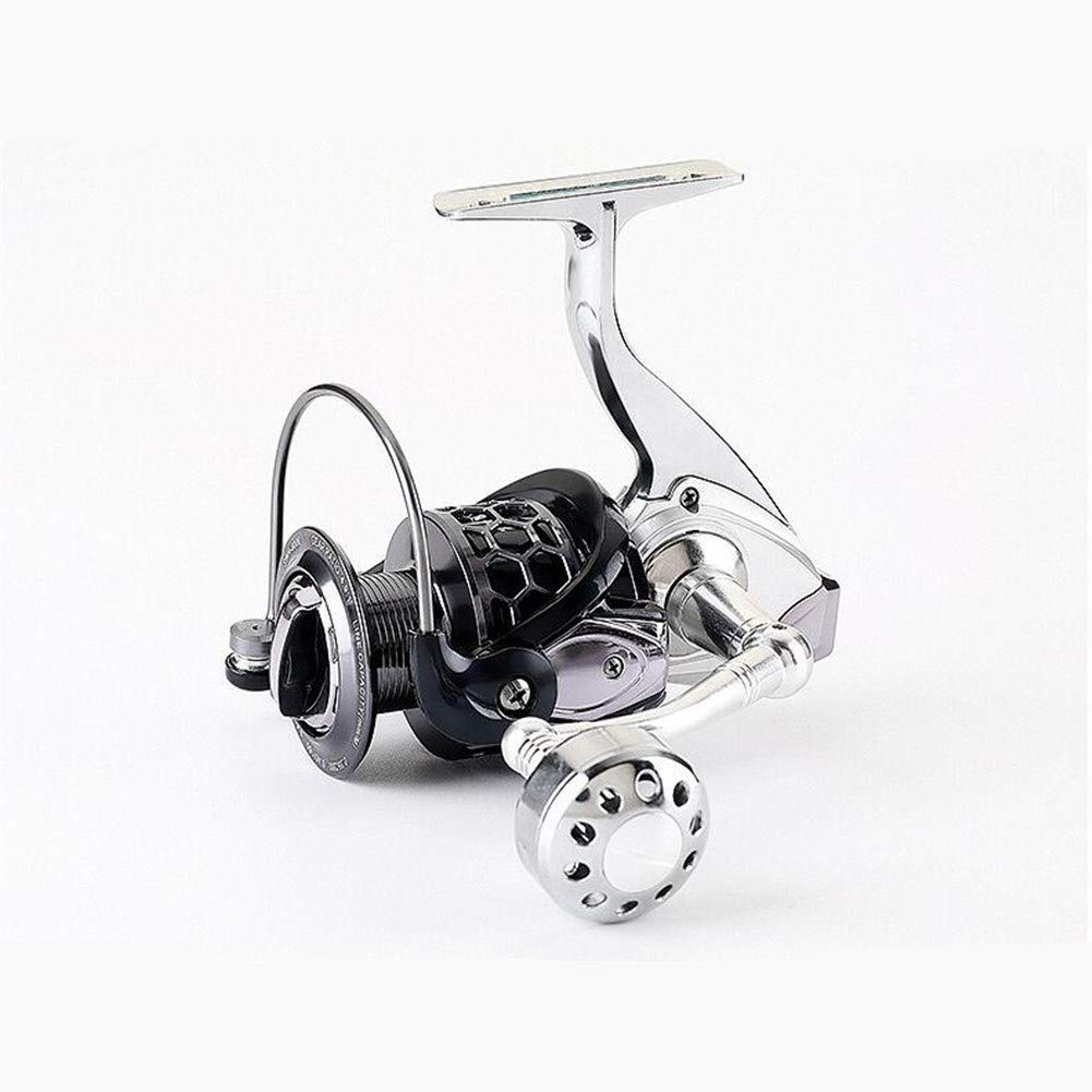 Premium Spinning Fishing Reel - 7000 Size Full Metal Saltwater Resistant Fishing Reel with Smooth Axis for Surf, Pier and Deep Sea Fishing - Ideal for Bass, Trout and Saltwater Game Fish
