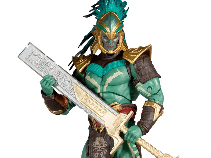 Mortal Kombat 11 Kotal Kahn 7-Inch Collectible Action Figure - Premium Articulated Video Game Character for Fans & Collectors - Perfect for Display, Gaming Battles & Cosplay