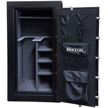 Hollon CS 24E Crescent Shield Series Gun Safe - Fireproof & Secure Gun Cabinet for Home & Office - Pistol & Rifle Storage with Digital Lock & Steel Construction - Perfect for Bedroom, Closet, or Garage Security