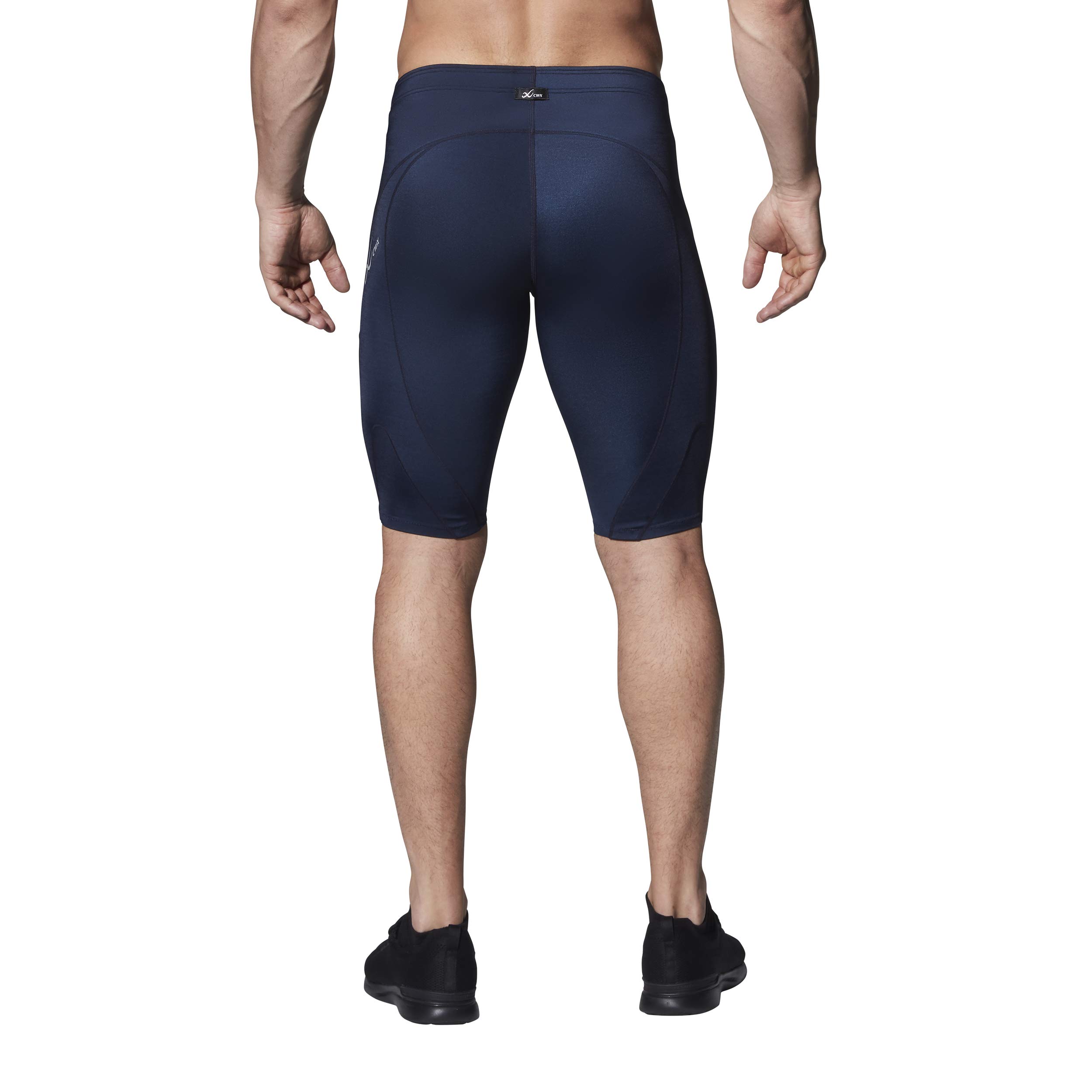 CW-X Men's Stabilyx Ventilator Joint Support Compression Shorts - Running, Cycling & Workout Support for Knee & Hip Stability - Ideal for Athletes & Active Lifestyles