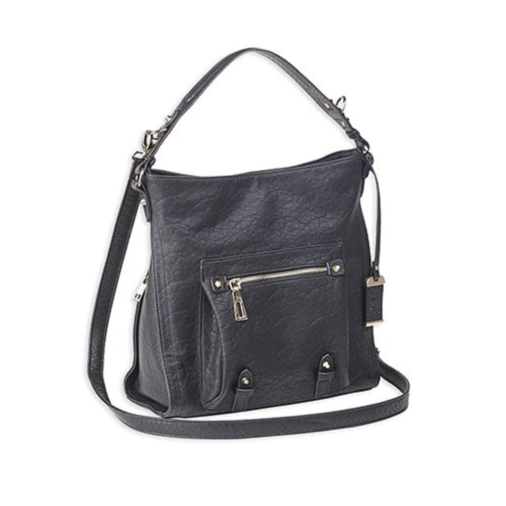 Bulldog Cases Concealed Carry Hobo Anna Purse - Stylish & Secure Crossbody Bag for Women | Perfect for Everyday Use, Travel & Self-Defense