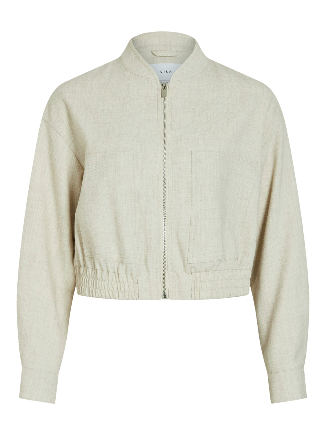 Lona Bomber Jacket - Super Lightweight Natural Melange Jacket for Men & Women | Casual Streetwear, Spring & Fall Outerwear
