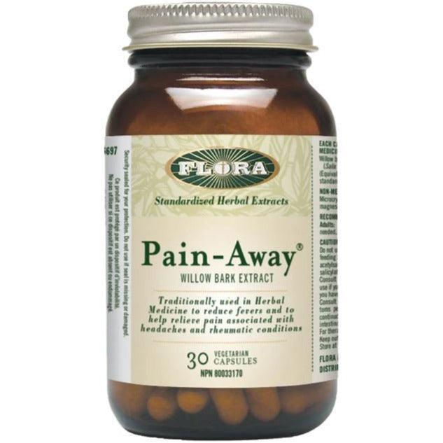 Flora Pain Away 30 Vegetarian Capsules - Natural Pain Relief Supplement for Joint & Muscle Discomfort - Perfect for Active Lifestyles & Post-Workout Recovery