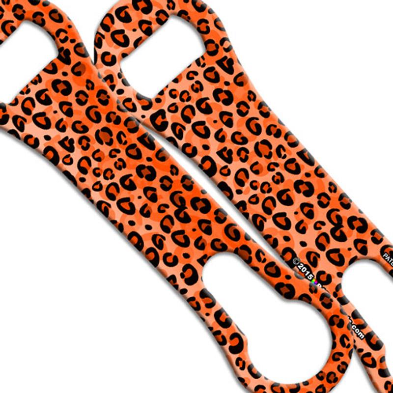 Cheetah Print V Rod® Bottle Openers - Unique Animal Print Design for Beer, Soda & Beverage Bottles - Perfect for Parties, BBQs & Home Bars