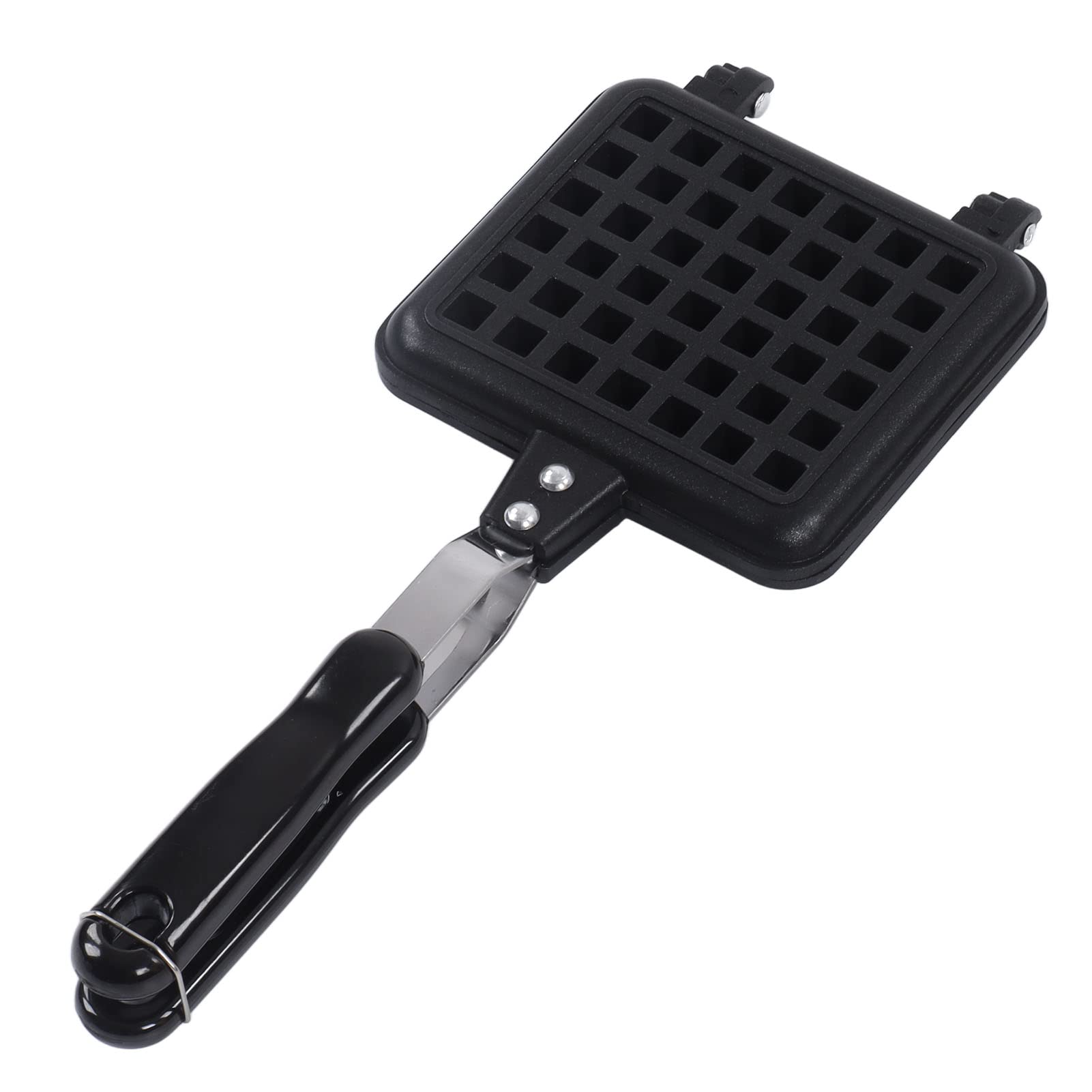 Rosvola Non-Stick Waffle Pan with Flat Bottom - Perfect for Baking Homemade Waffles, Pancakes & Crepes - Ideal for Breakfast, Brunch & Dessert Making
